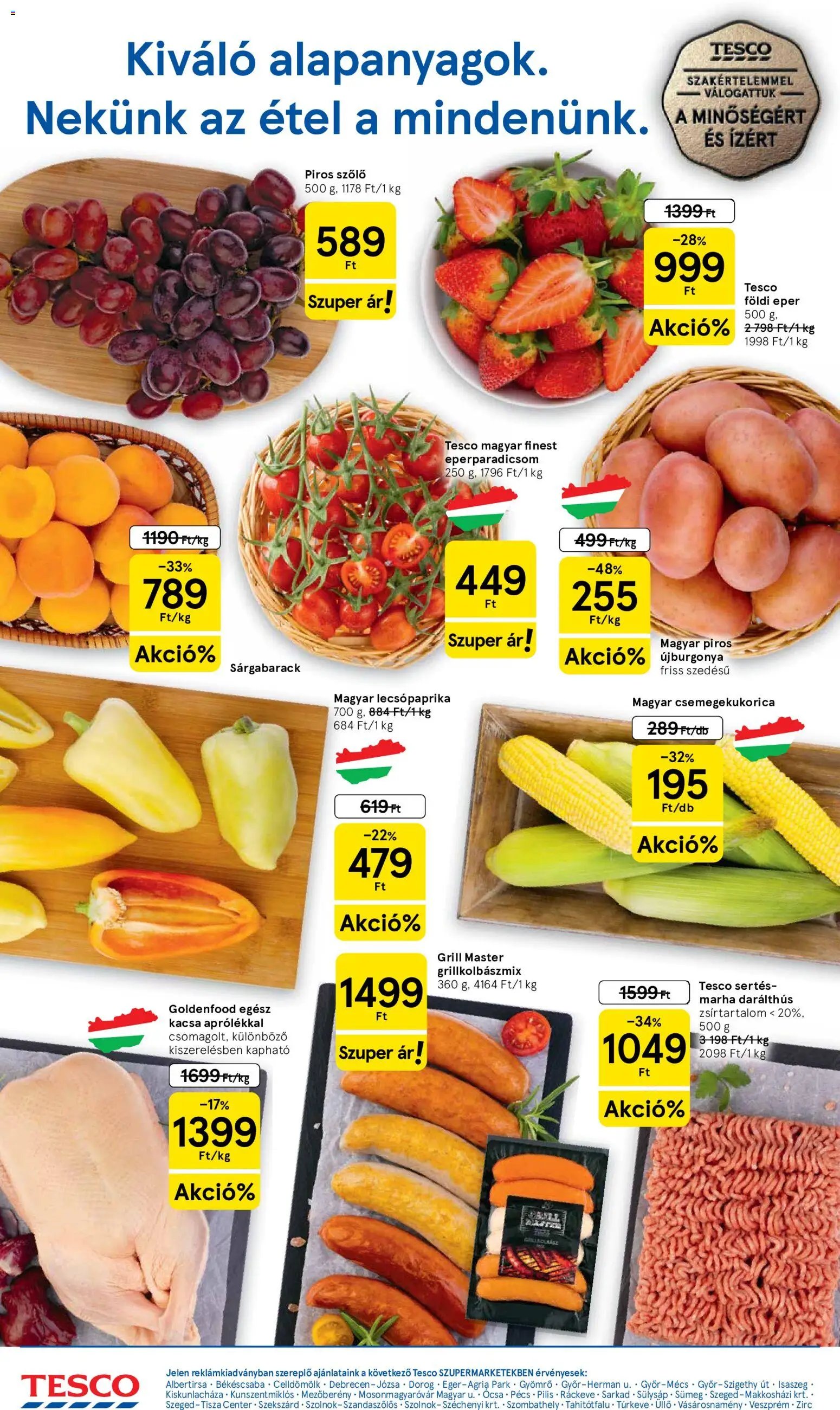 Tesco újság 2026.07.16. Tesco Szupermarket akciós újság