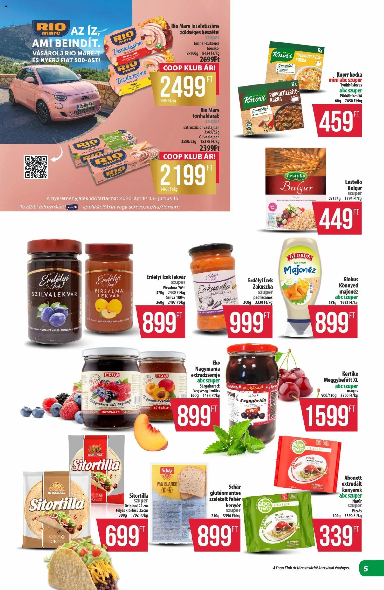 COOP újság 2026.04.23. COOP - Újság Észak Kelet Pro-Coop Zrt (2026-04-23 - 2026-04-29)