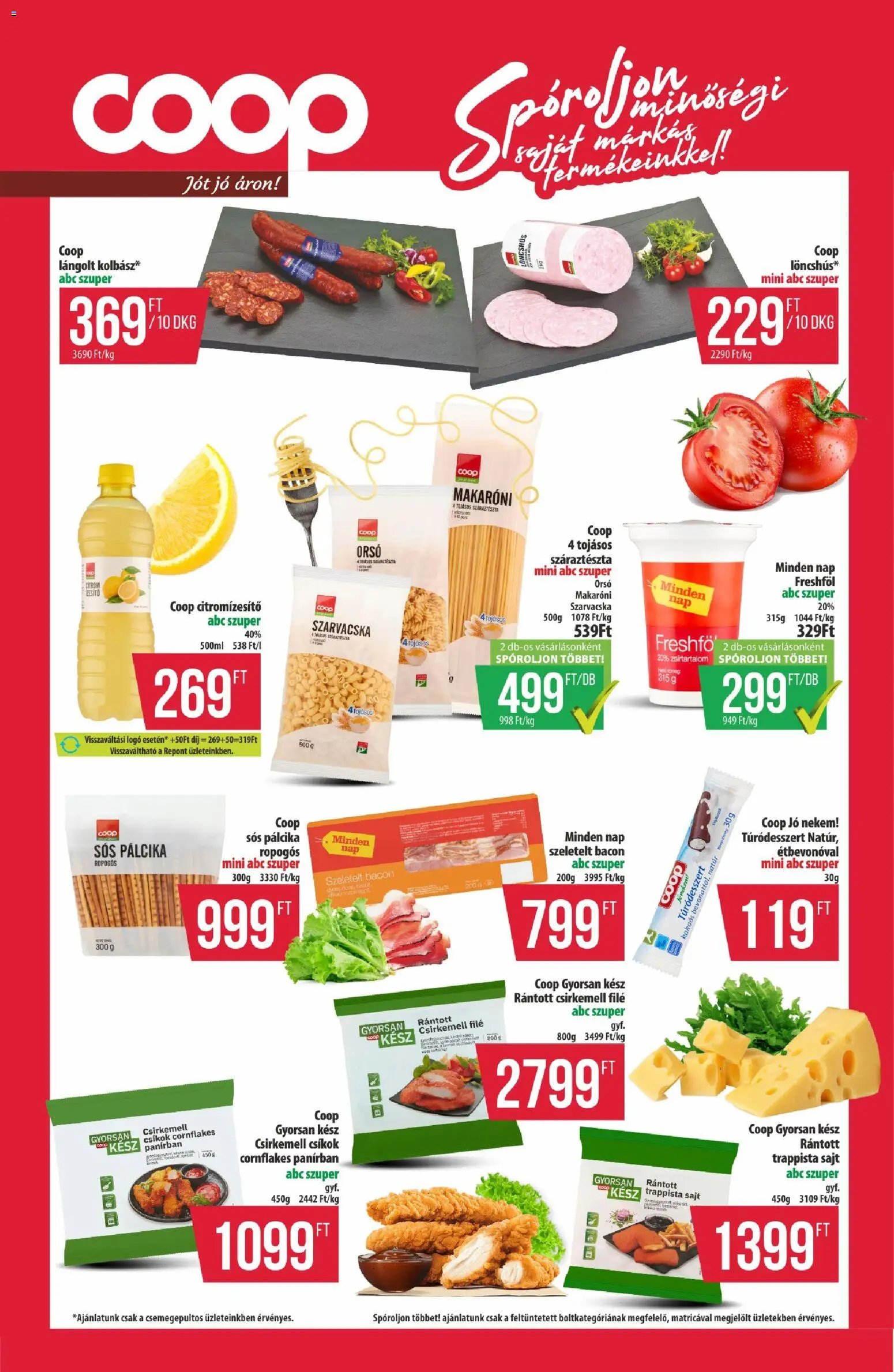 COOP újság 2026.04.23. COOP - Újság Észak Kelet Pro-Coop Zrt (2026-04-23 - 2026-04-29)