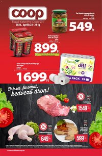 COOP újság 2026.04.23. COOP - Újság Észak Kelet Pro-Coop Zrt (2026-04-23 - 2026-04-29)