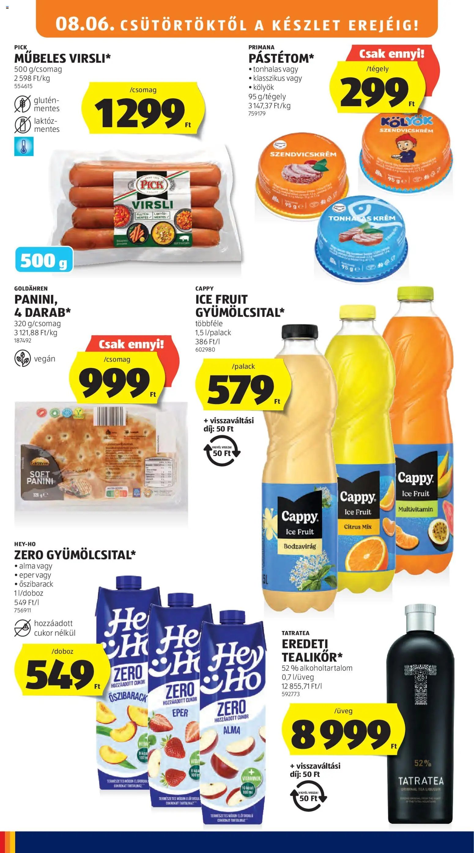 Aldi újság 2026.08.06. Aldi akciós újság