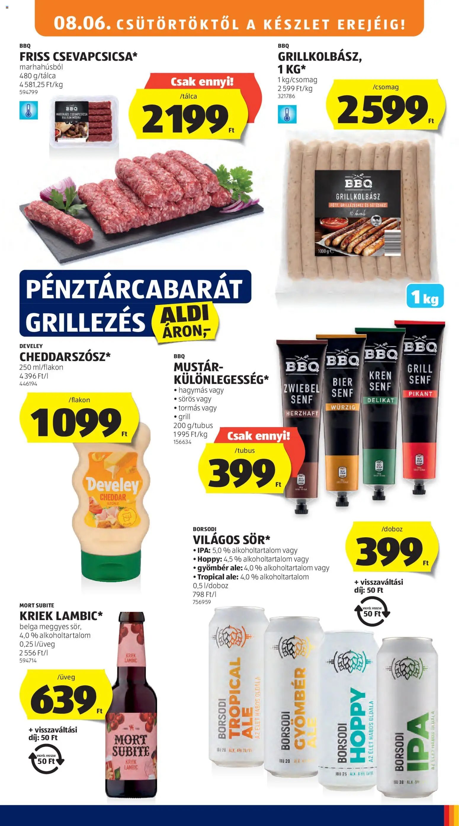 Aldi újság 2026.08.06. Aldi akciós újság