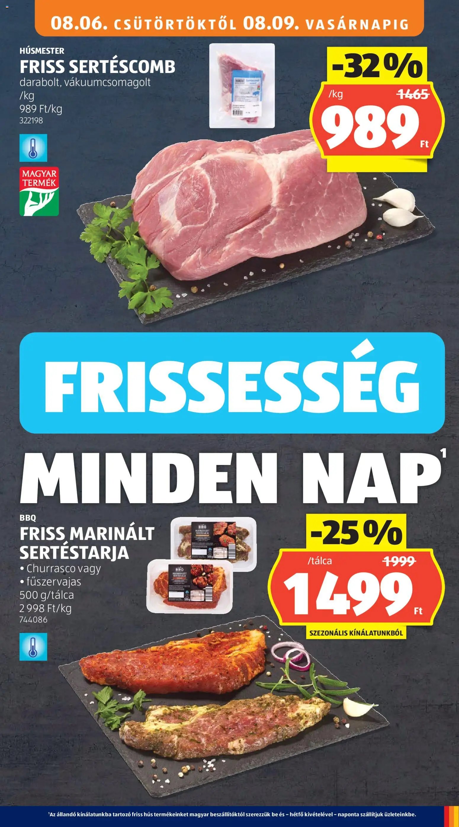 Aldi újság 2026.08.06. Aldi akciós újság