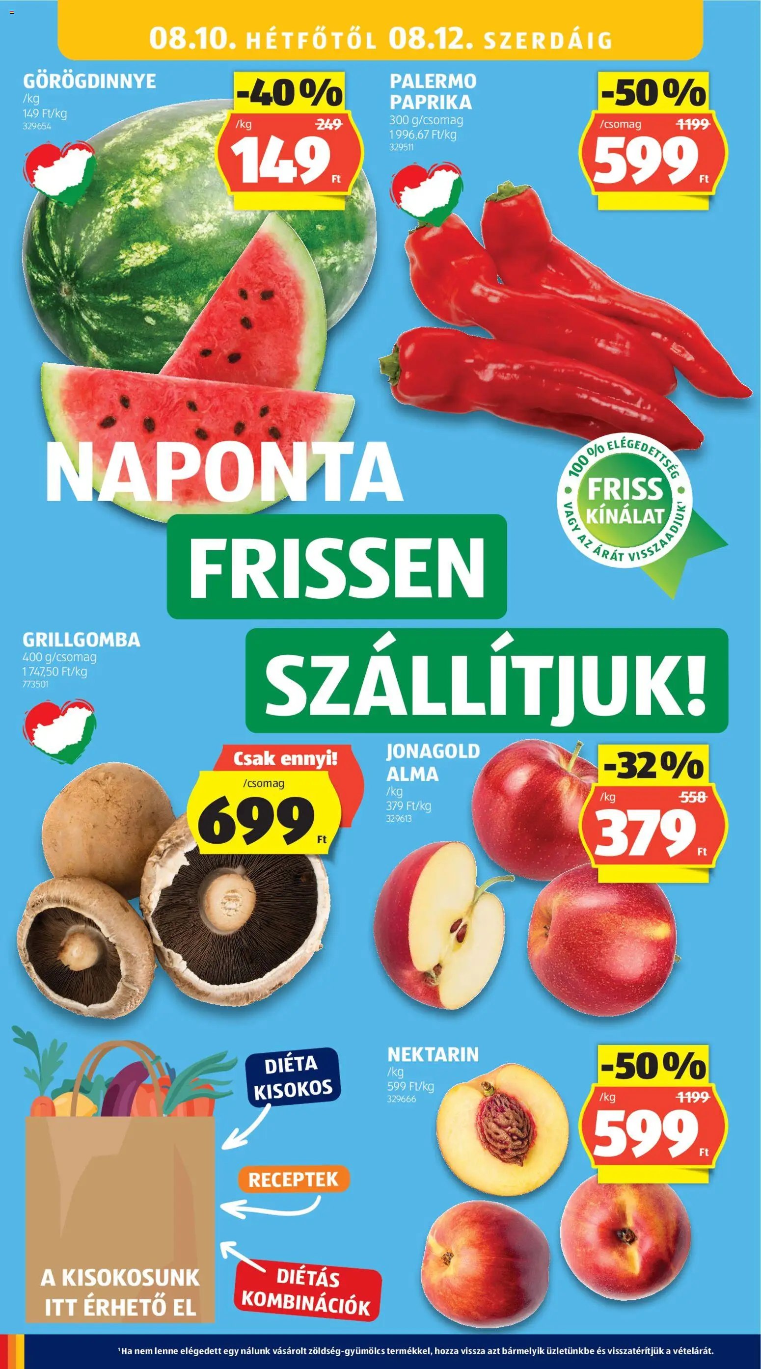 Aldi újság 2026.08.06. Aldi akciós újság