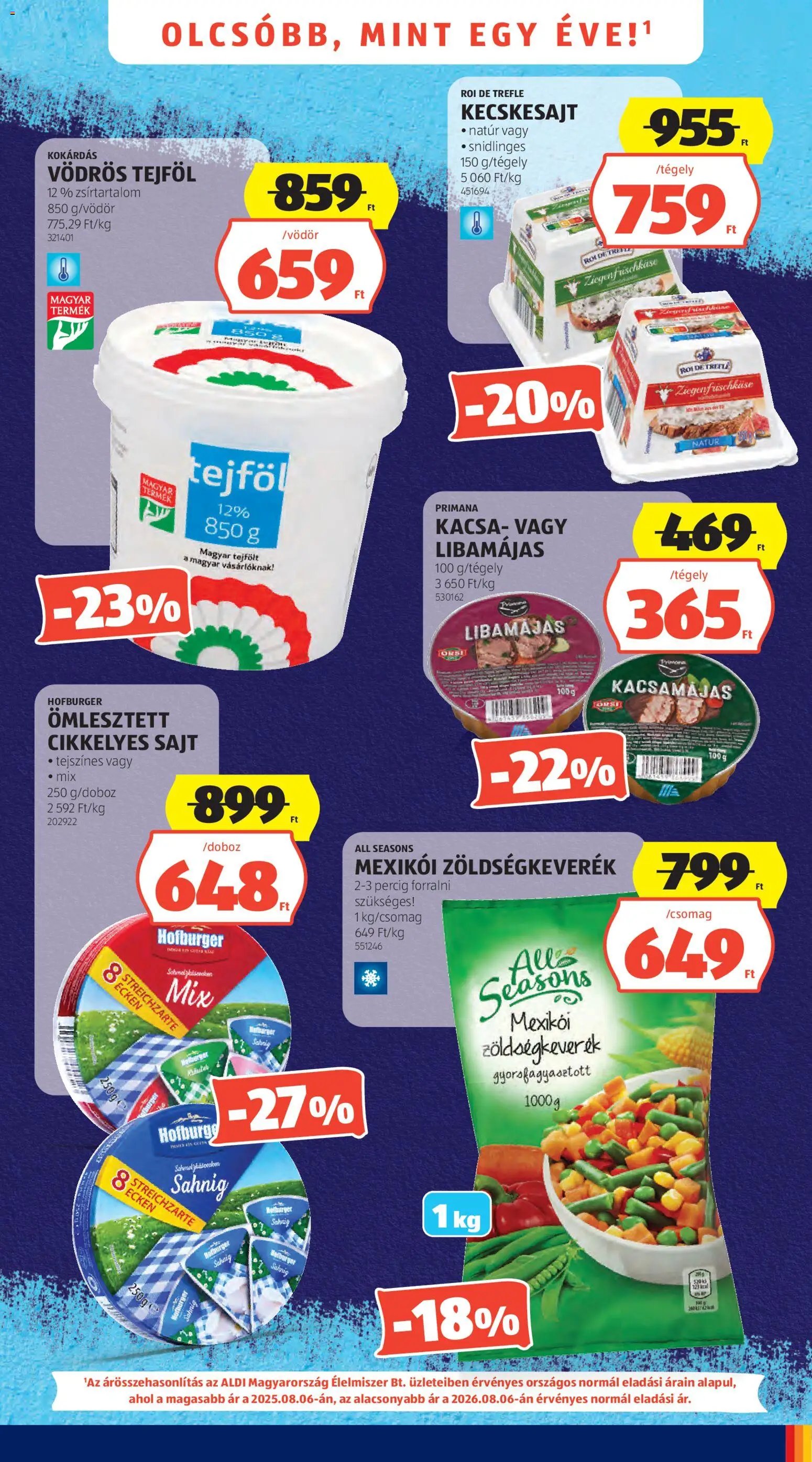 Aldi újság 2026.08.06. Aldi akciós újság