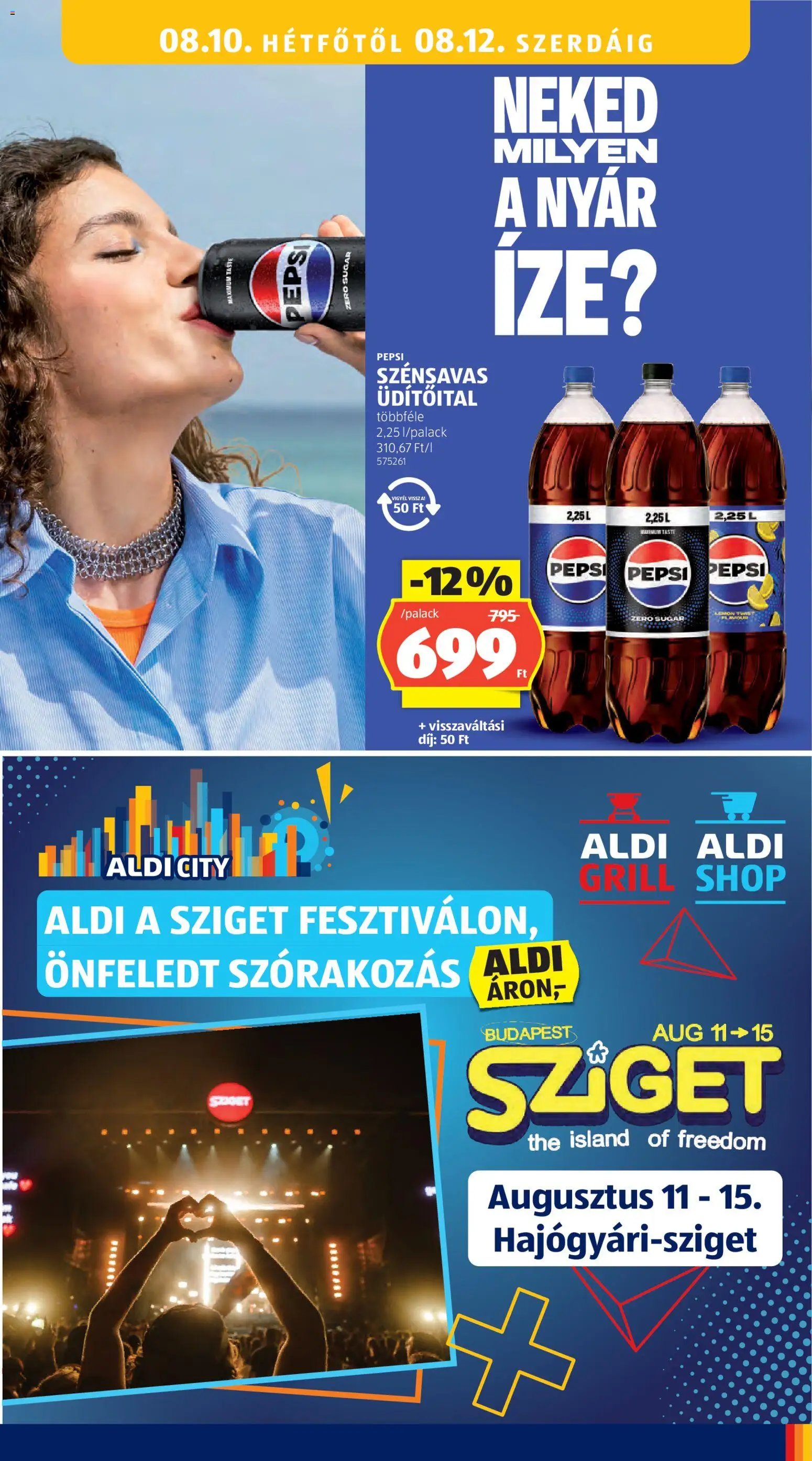 Aldi újság 2026.08.06. Aldi akciós újság
