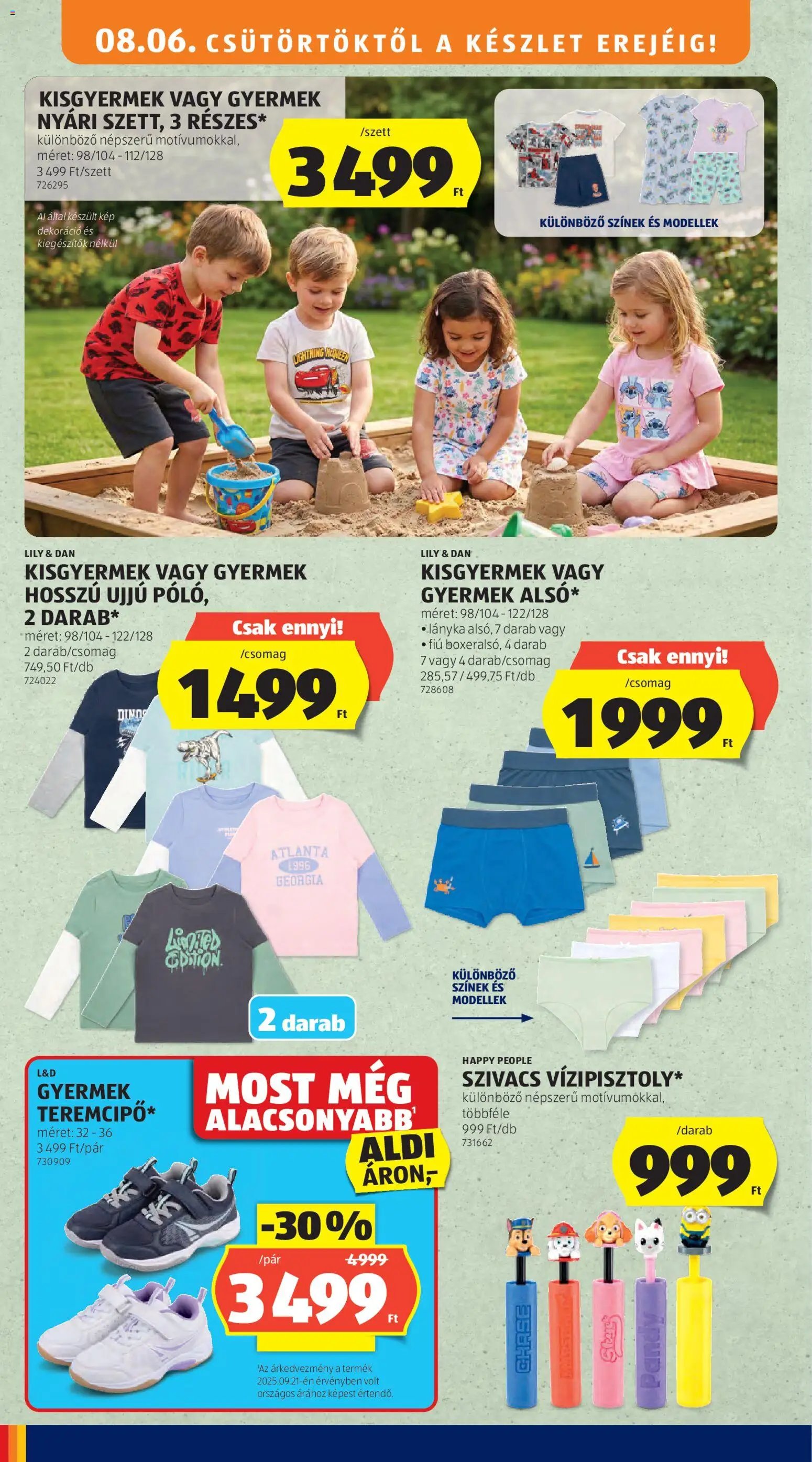 Aldi újság 2026.08.06. Aldi akciós újság