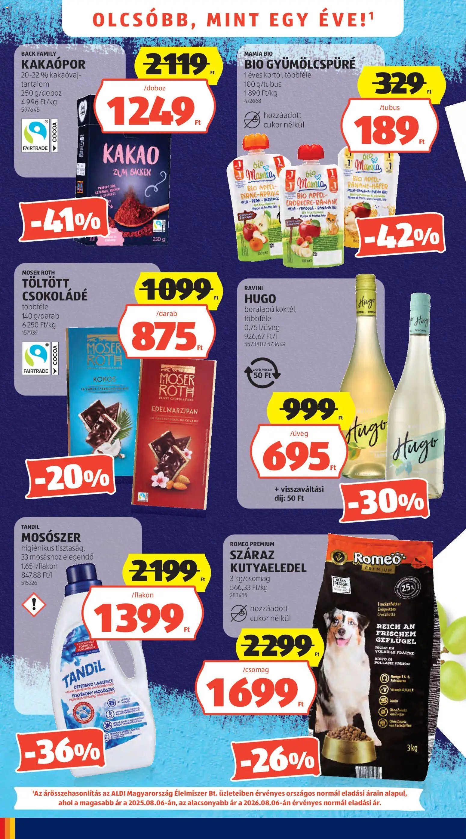 Aldi újság 2026.08.06. Aldi akciós újság
