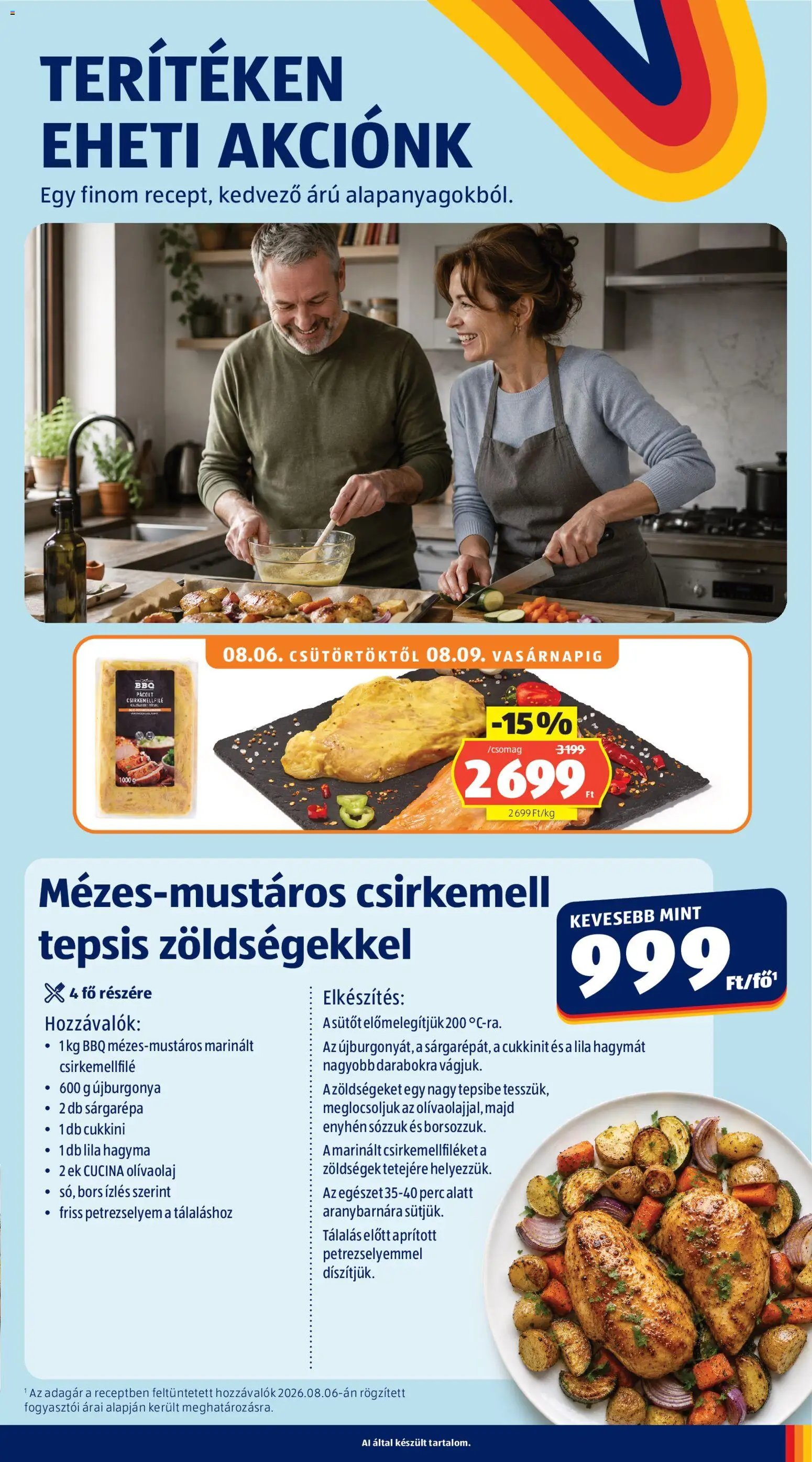 Aldi újság 2026.08.06. Aldi akciós újság