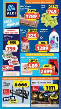 Aldi újság 2026.08.06. Aldi akciós újság
