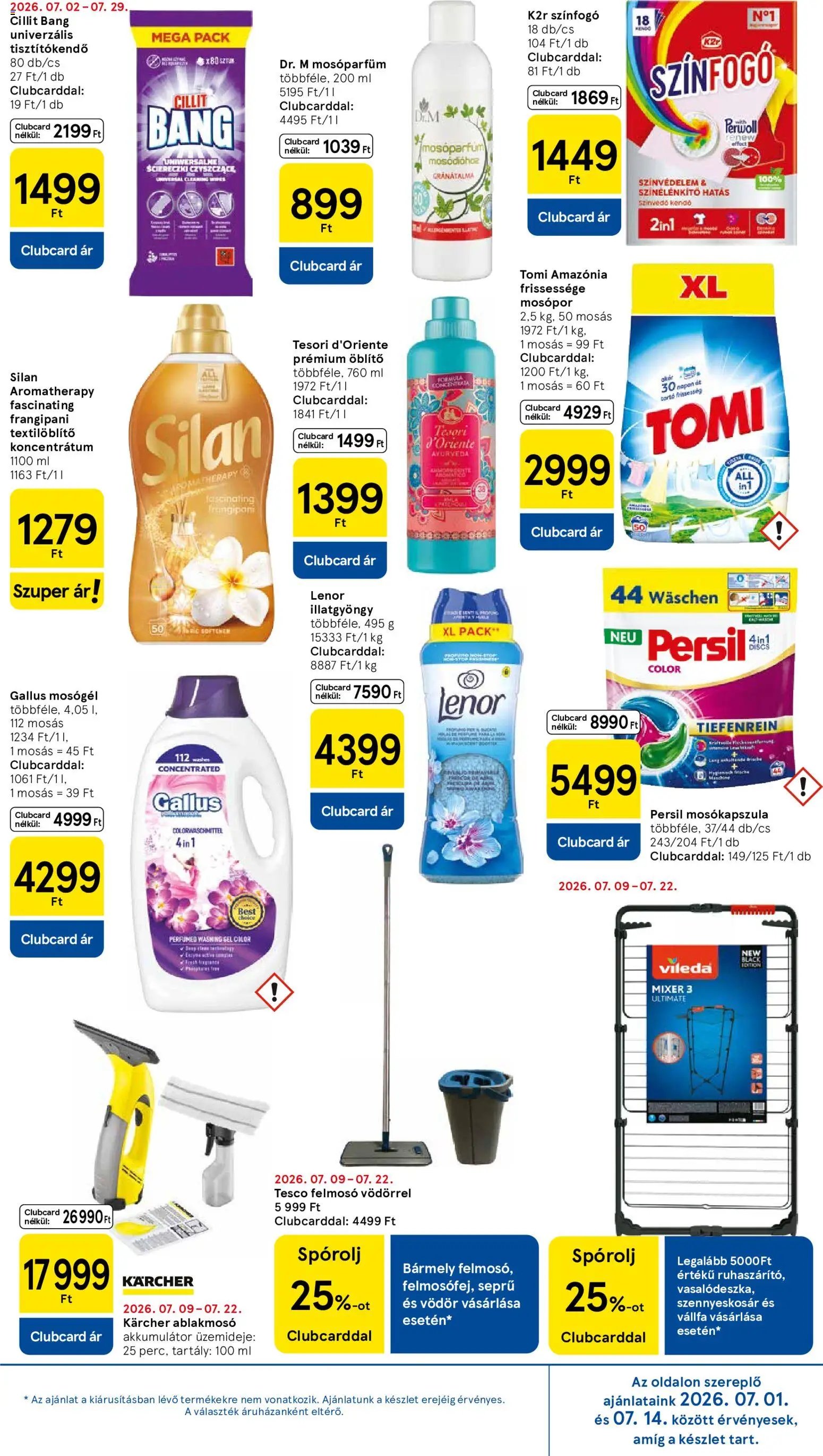 Tesco újság 2026.07.09. Tesco aktuális akciós újság