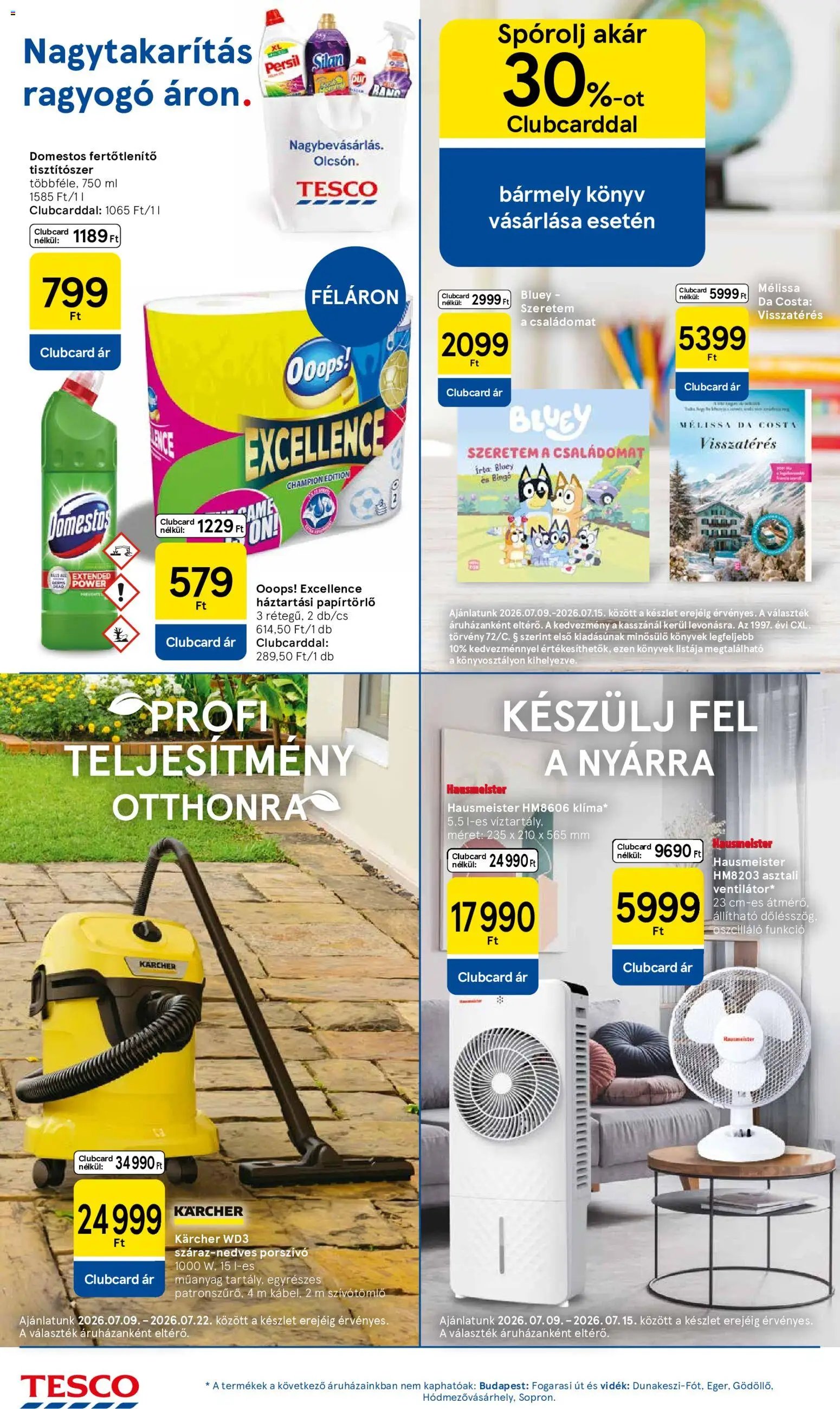 Tesco újság 2026.07.09. Tesco aktuális akciós újság