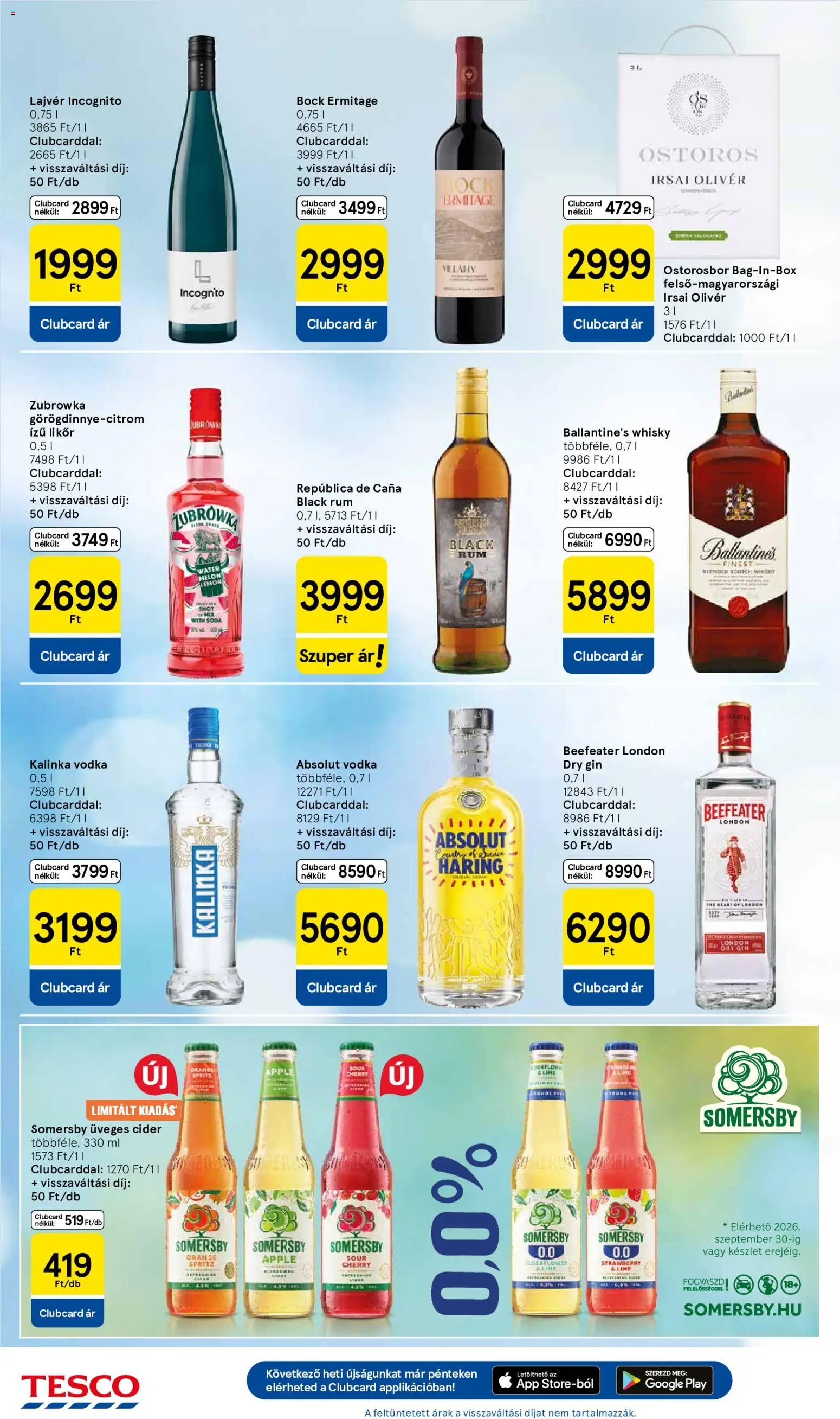 Tesco újság 2026.07.09. Tesco aktuális akciós újság