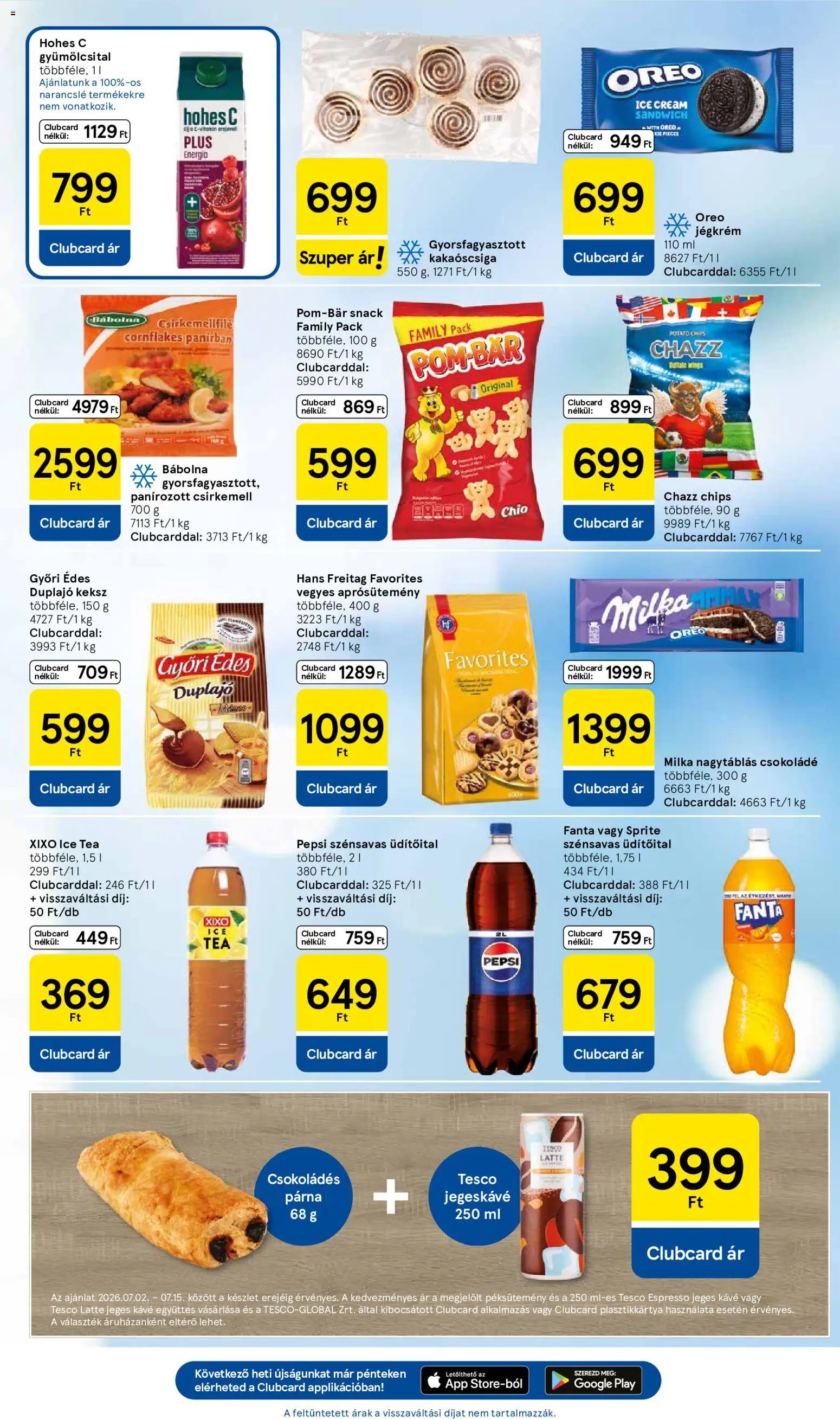 Tesco újság 2026.07.09. Tesco aktuális akciós újság