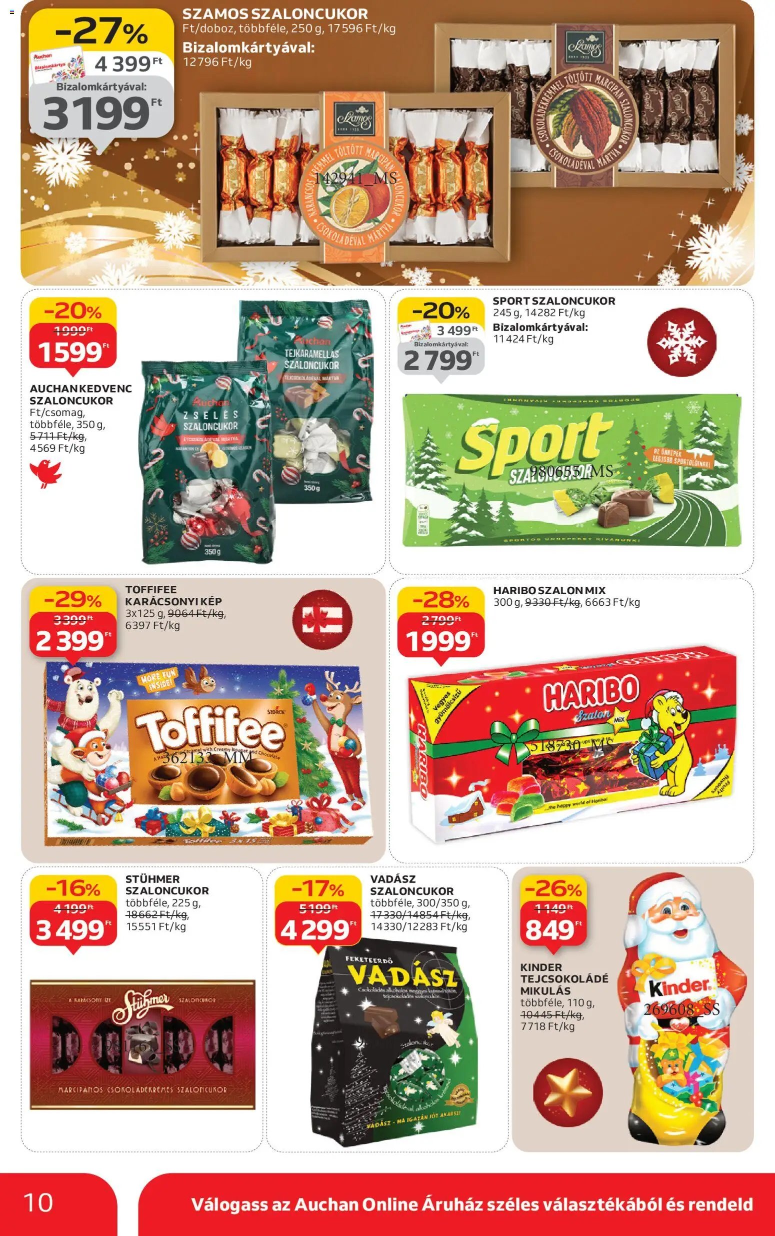 Auchan újság 2025.11.27. Szupermarket akciós újság (2025-11-27 - 2025-12-03)