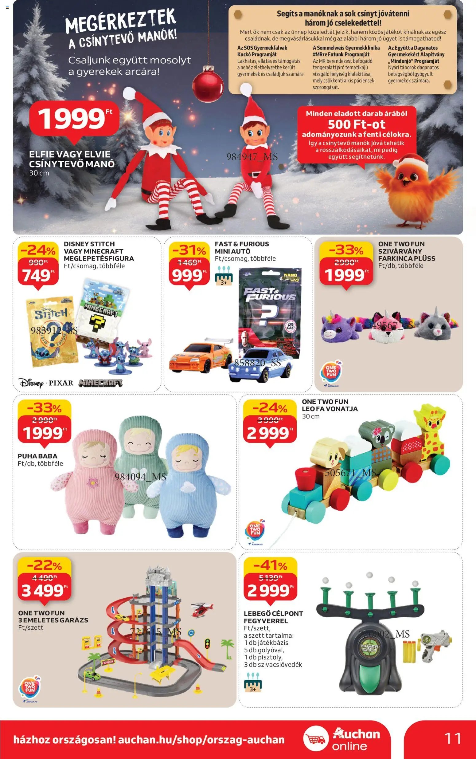 Auchan újság 2025.11.27. Szupermarket akciós újság (2025-11-27 - 2025-12-03)