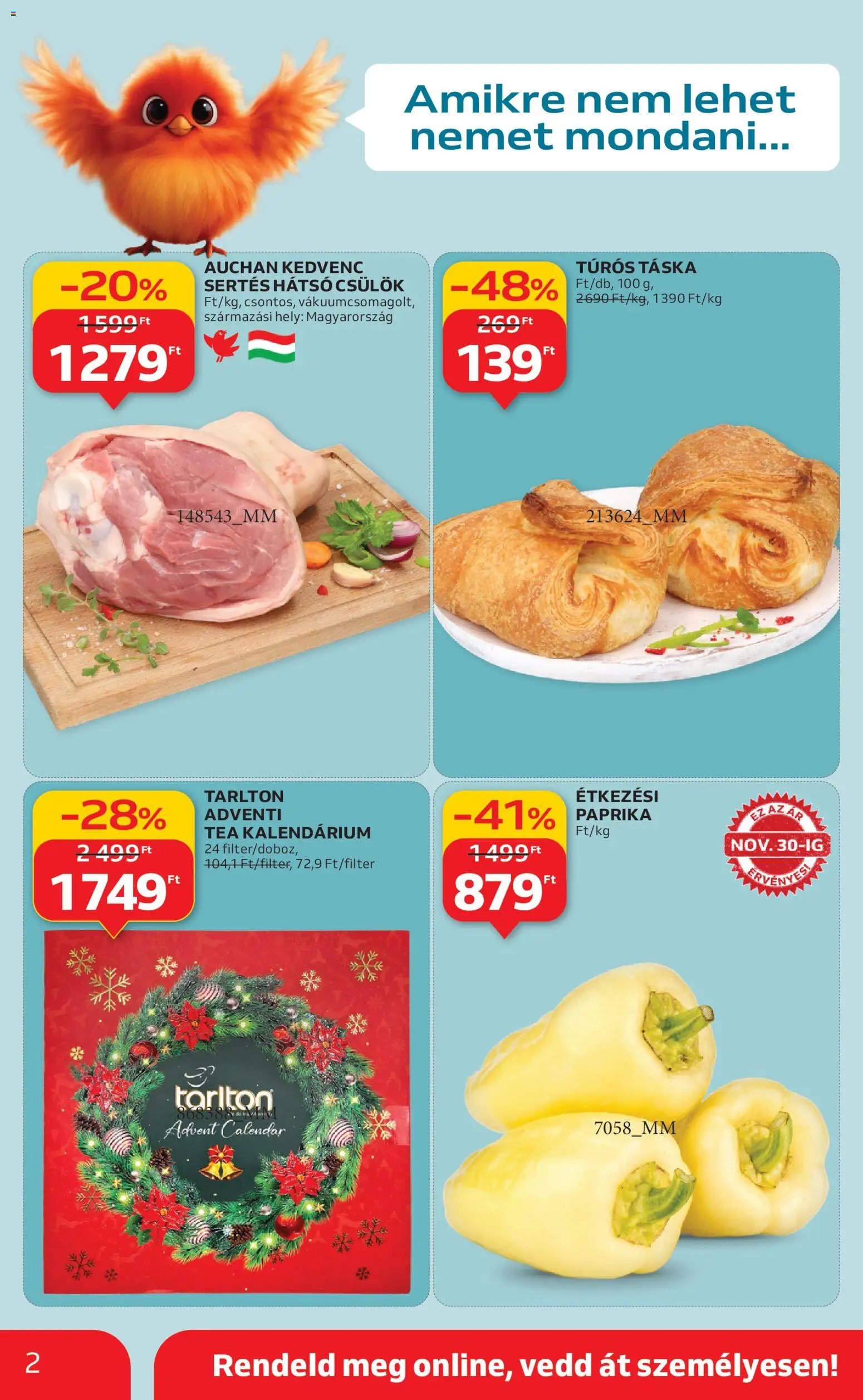 Auchan újság 2025.11.27. Szupermarket akciós újság (2025-11-27 - 2025-12-03)