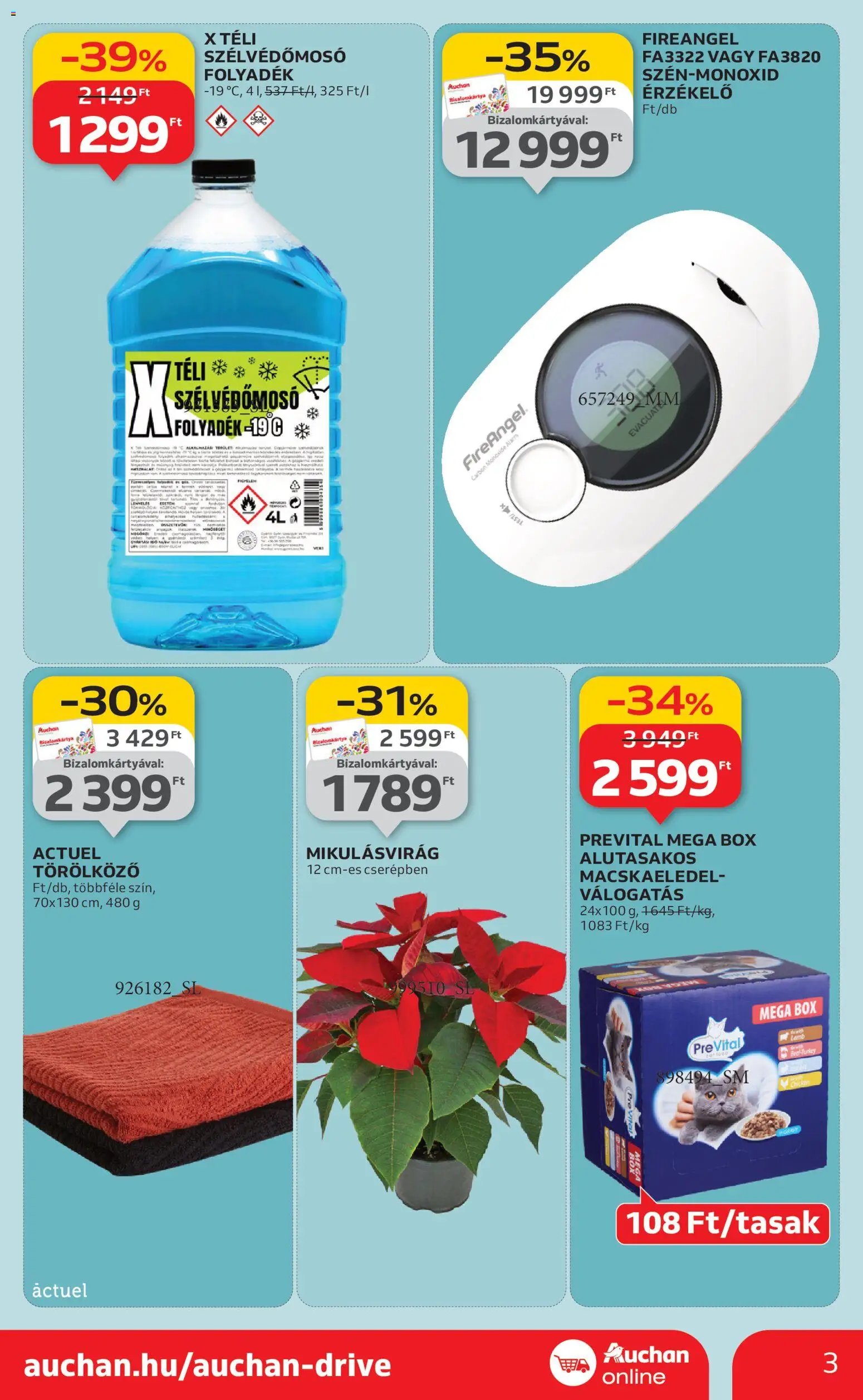 Auchan újság 2025.11.27. Szupermarket akciós újság (2025-11-27 - 2025-12-03)