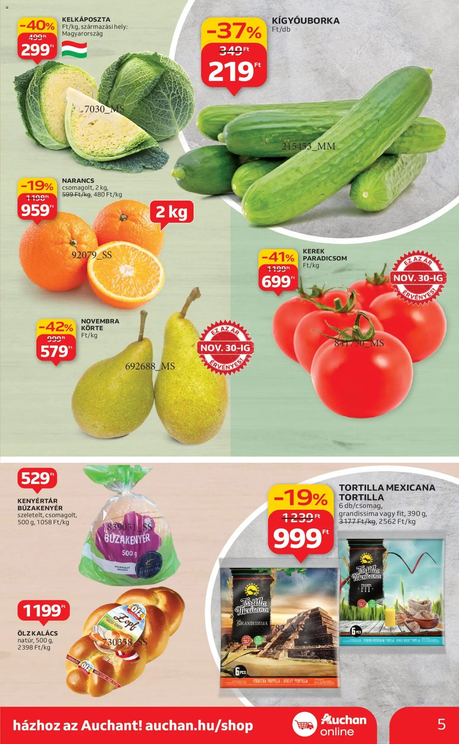 Auchan újság 2025.11.27. Szupermarket akciós újság (2025-11-27 - 2025-12-03)