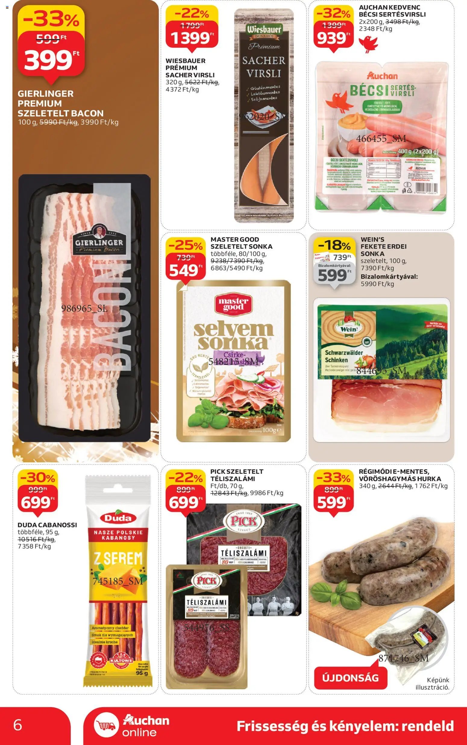 Auchan újság 2025.11.27. Szupermarket akciós újság (2025-11-27 - 2025-12-03)