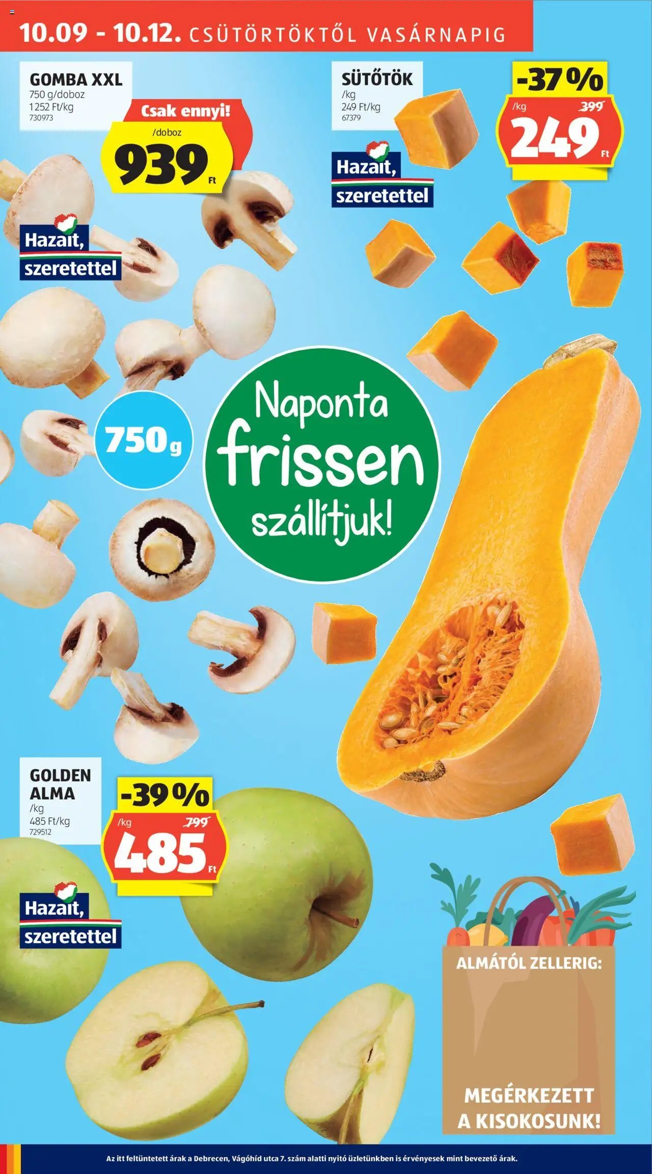 Aldi újság 2025.10.09. Akciós újság Aldi (2025-10-09 - 2025-10-15)