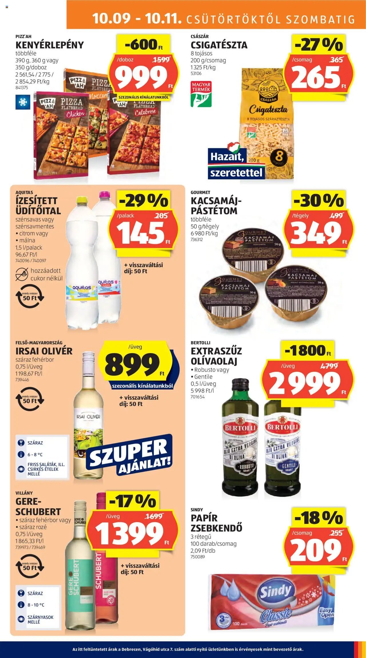 Aldi újság 2025.10.09. Akciós újság Aldi (2025-10-09 - 2025-10-15)