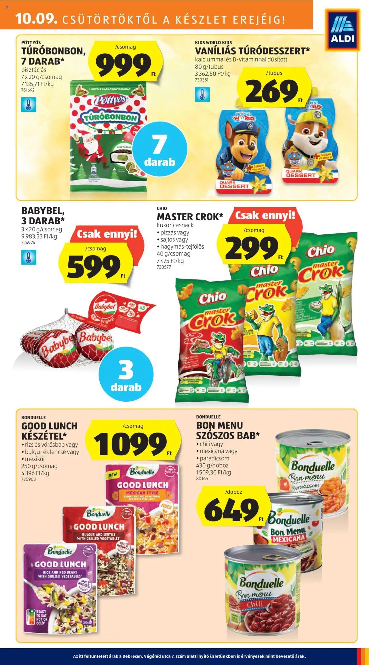 Aldi újság 2025.10.09. Akciós újság Aldi (2025-10-09 - 2025-10-15)
