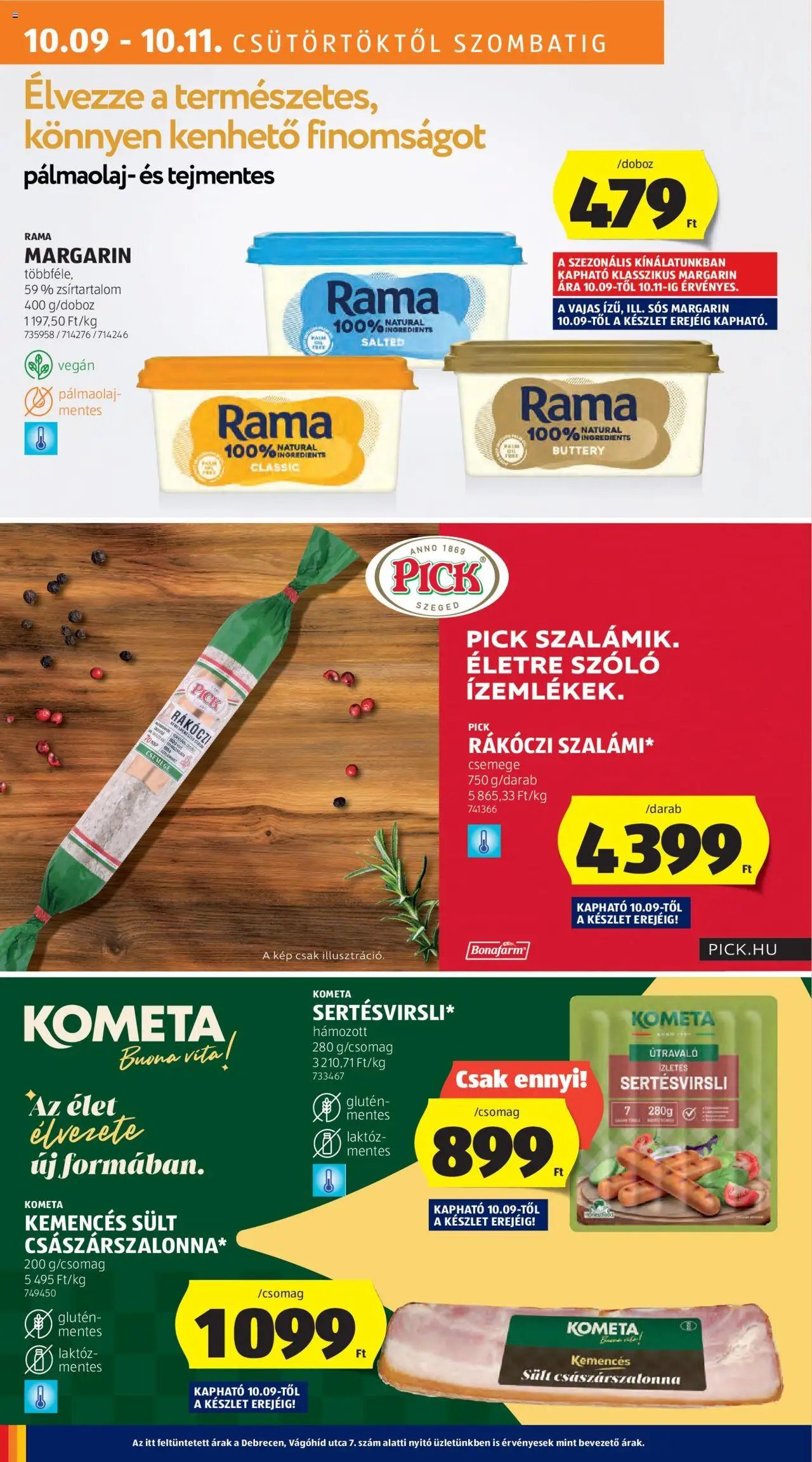 Aldi újság 2025.10.09. Akciós újság Aldi (2025-10-09 - 2025-10-15)