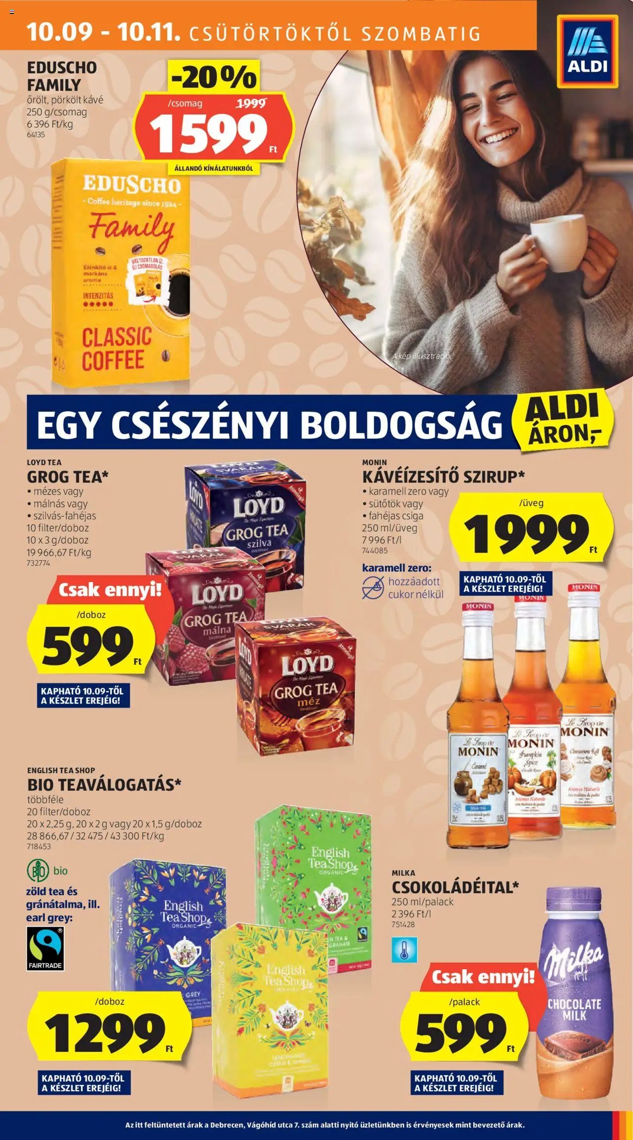 Aldi újság 2025.10.09. Akciós újság Aldi (2025-10-09 - 2025-10-15)
