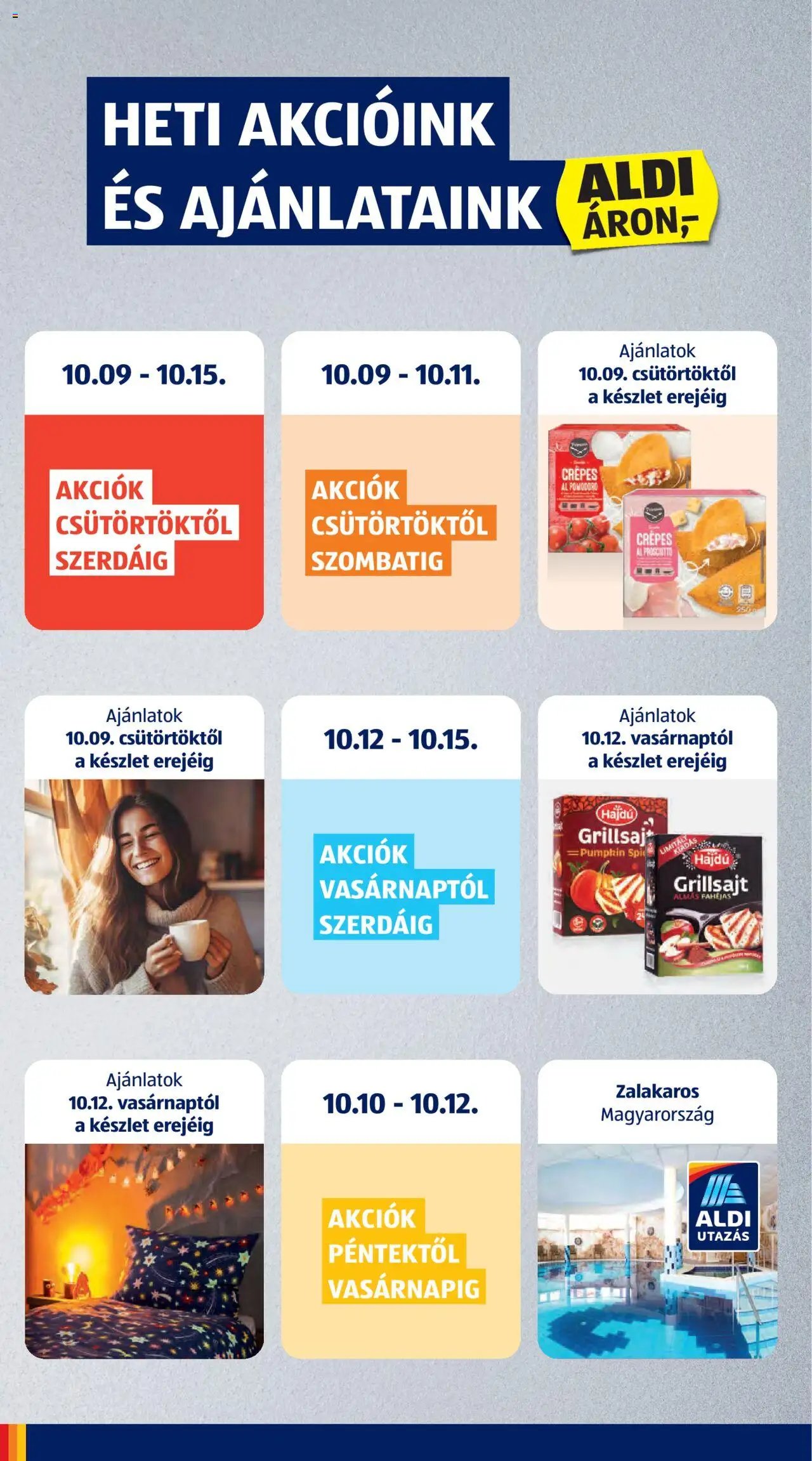 Aldi újság 2025.10.09. Akciós újság Aldi (2025-10-09 - 2025-10-15)