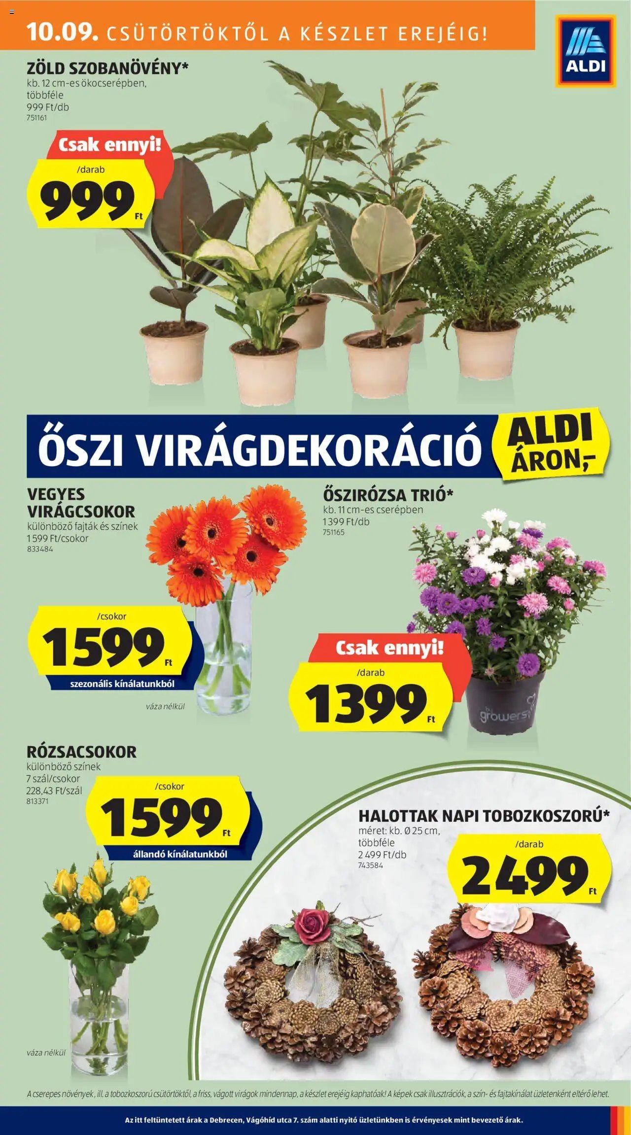 Aldi újság 2025.10.09. Akciós újság Aldi (2025-10-09 - 2025-10-15)