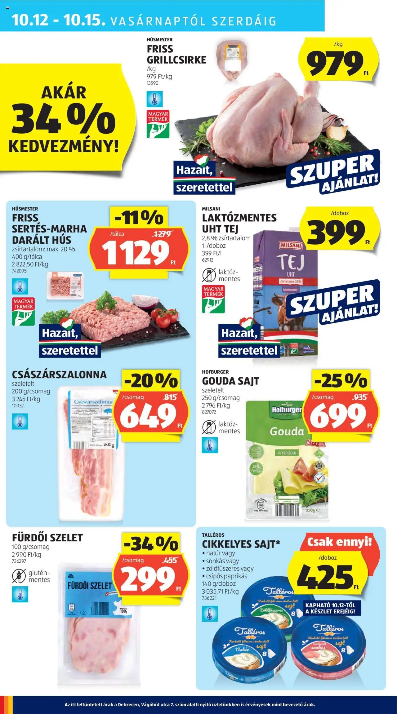 Aldi újság 2025.10.09. Akciós újság Aldi (2025-10-09 - 2025-10-15)