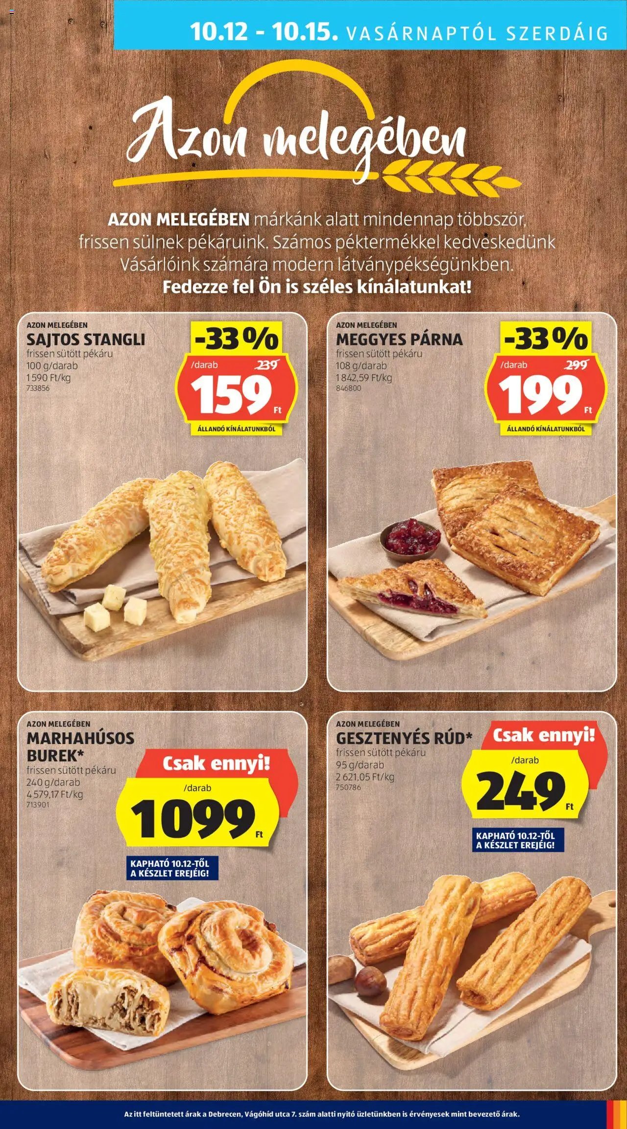 Aldi újság 2025.10.09. Akciós újság Aldi (2025-10-09 - 2025-10-15)