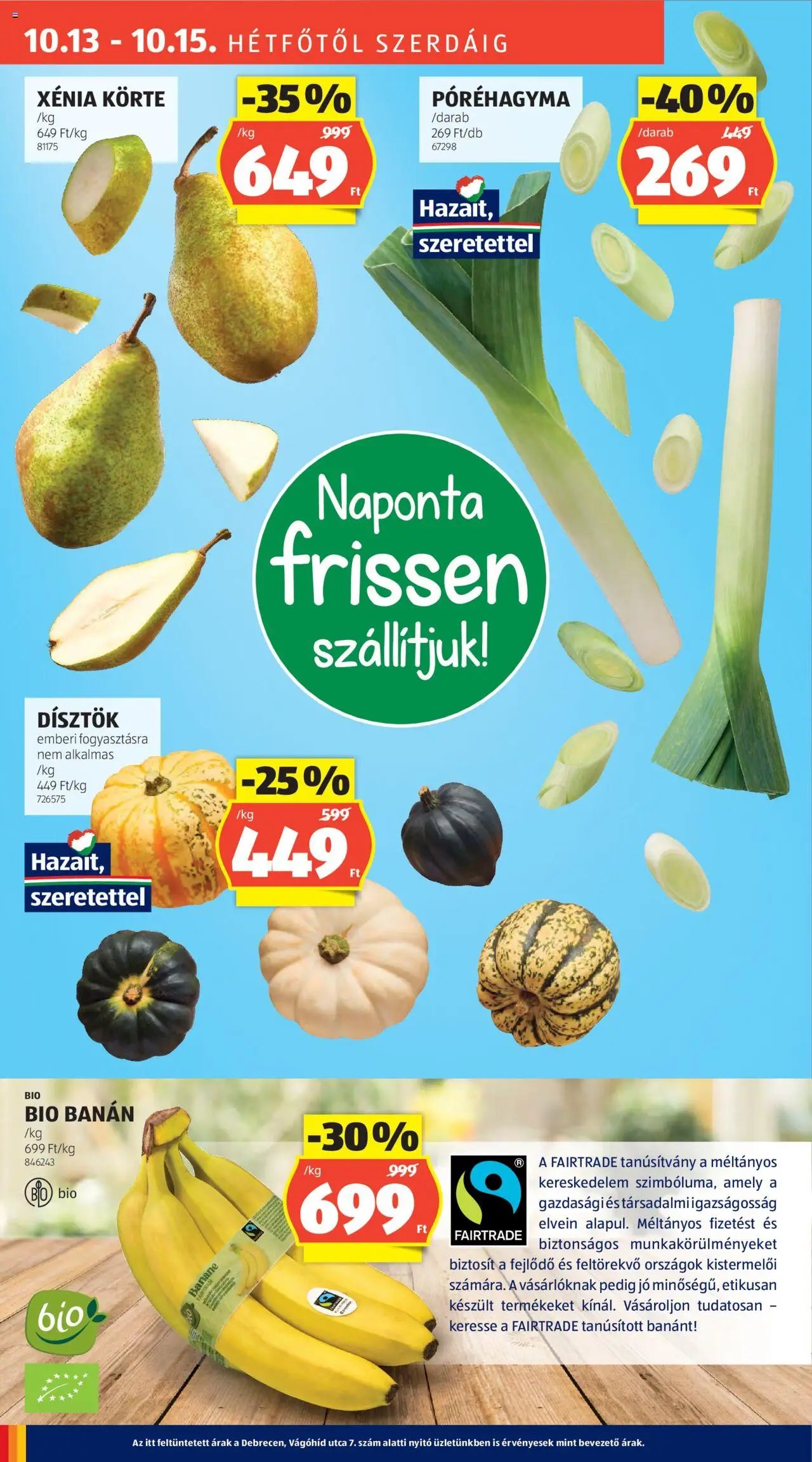 Aldi újság 2025.10.09. Akciós újság Aldi (2025-10-09 - 2025-10-15)