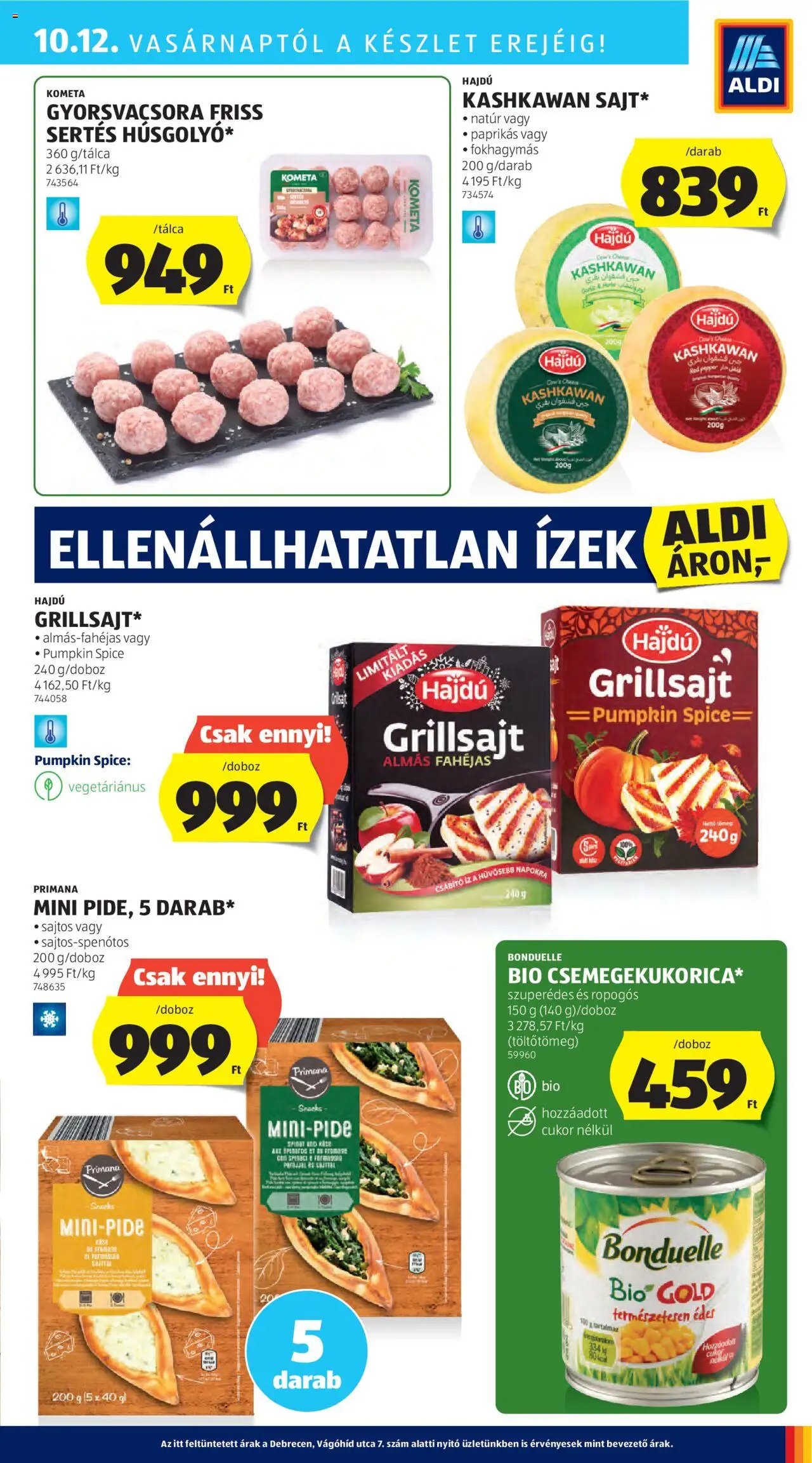 Aldi újság 2025.10.09. Akciós újság Aldi (2025-10-09 - 2025-10-15)