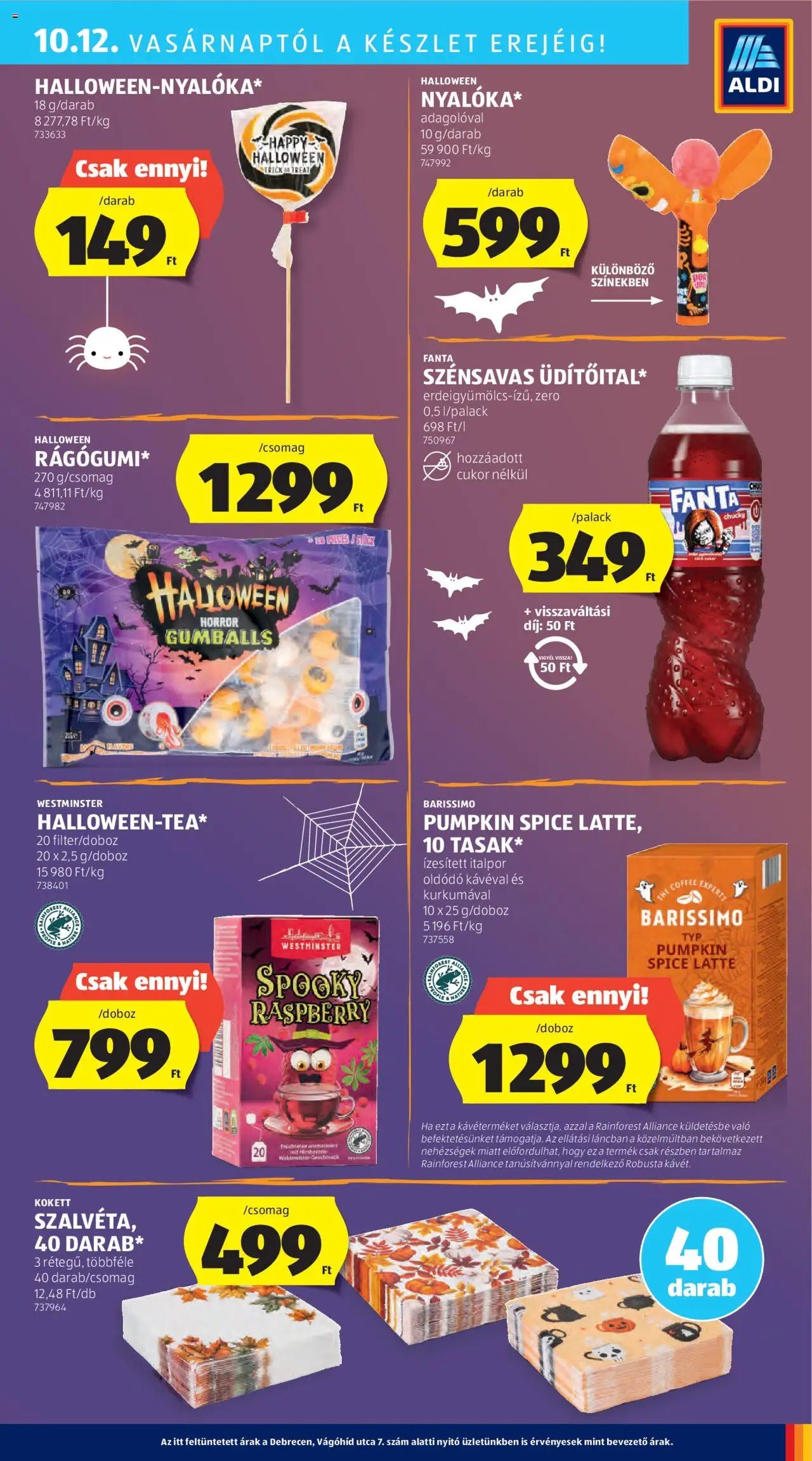 Aldi újság 2025.10.09. Akciós újság Aldi (2025-10-09 - 2025-10-15)