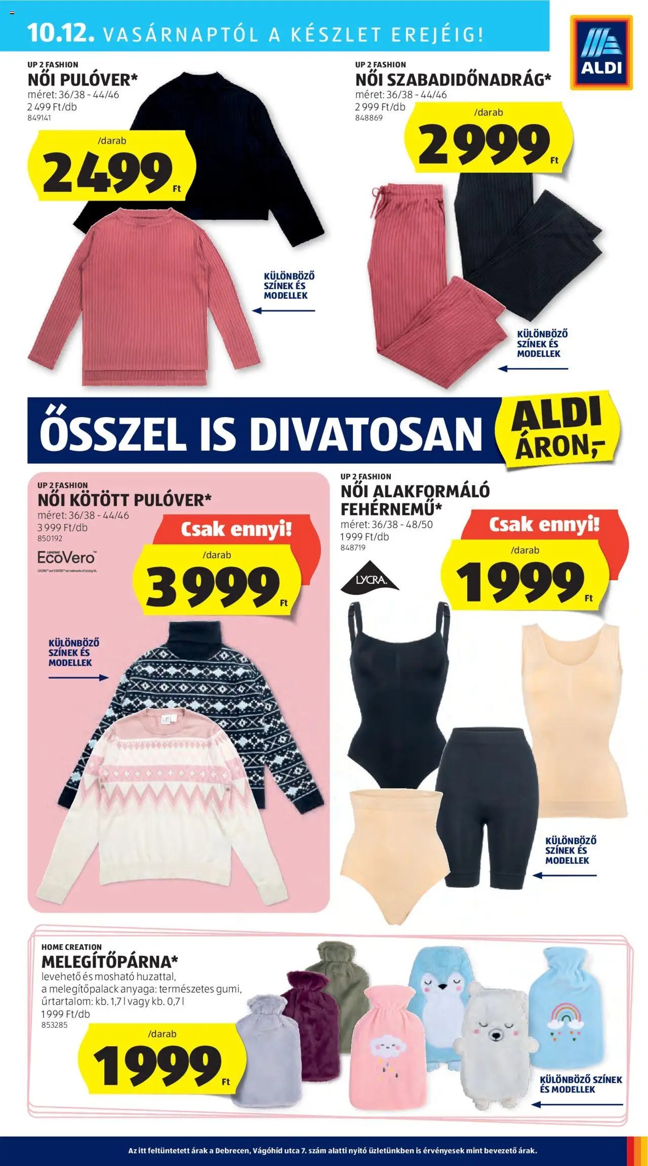 Aldi újság 2025.10.09. Akciós újság Aldi (2025-10-09 - 2025-10-15)