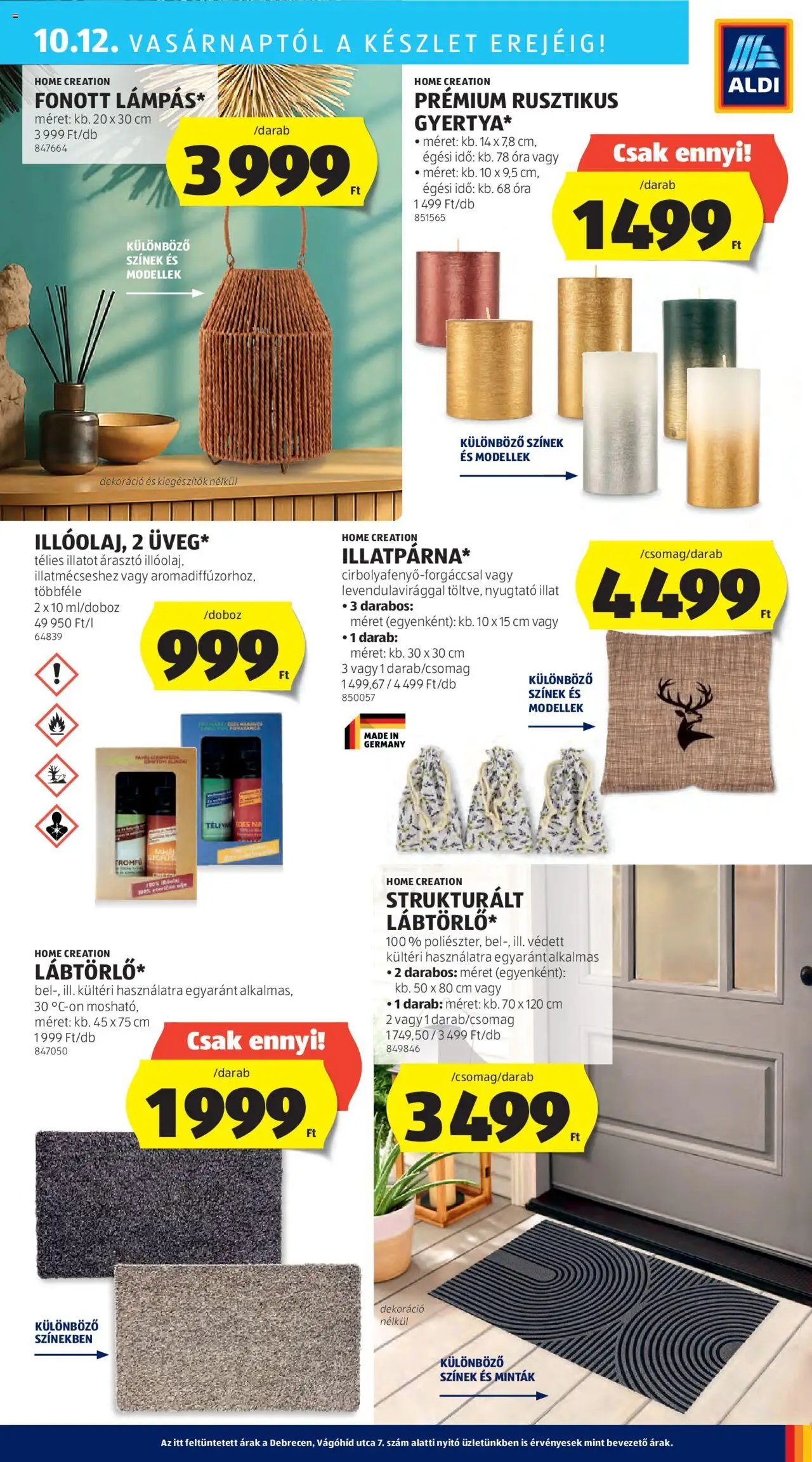 Aldi újság 2025.10.09. Akciós újság Aldi (2025-10-09 - 2025-10-15)