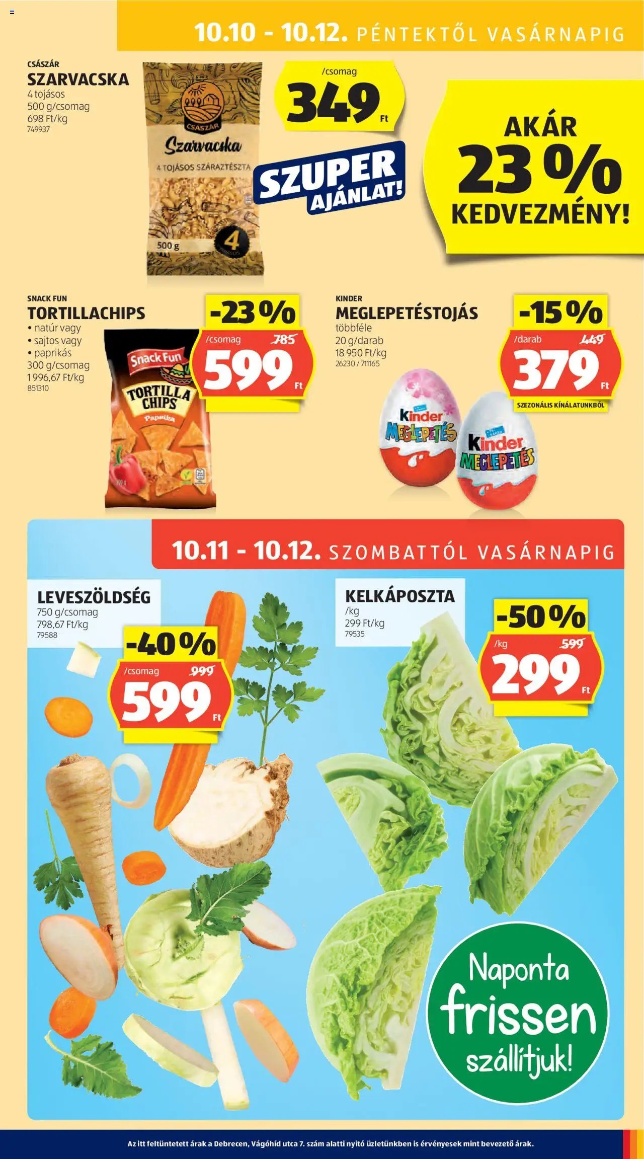 Aldi újság 2025.10.09. Akciós újság Aldi (2025-10-09 - 2025-10-15)