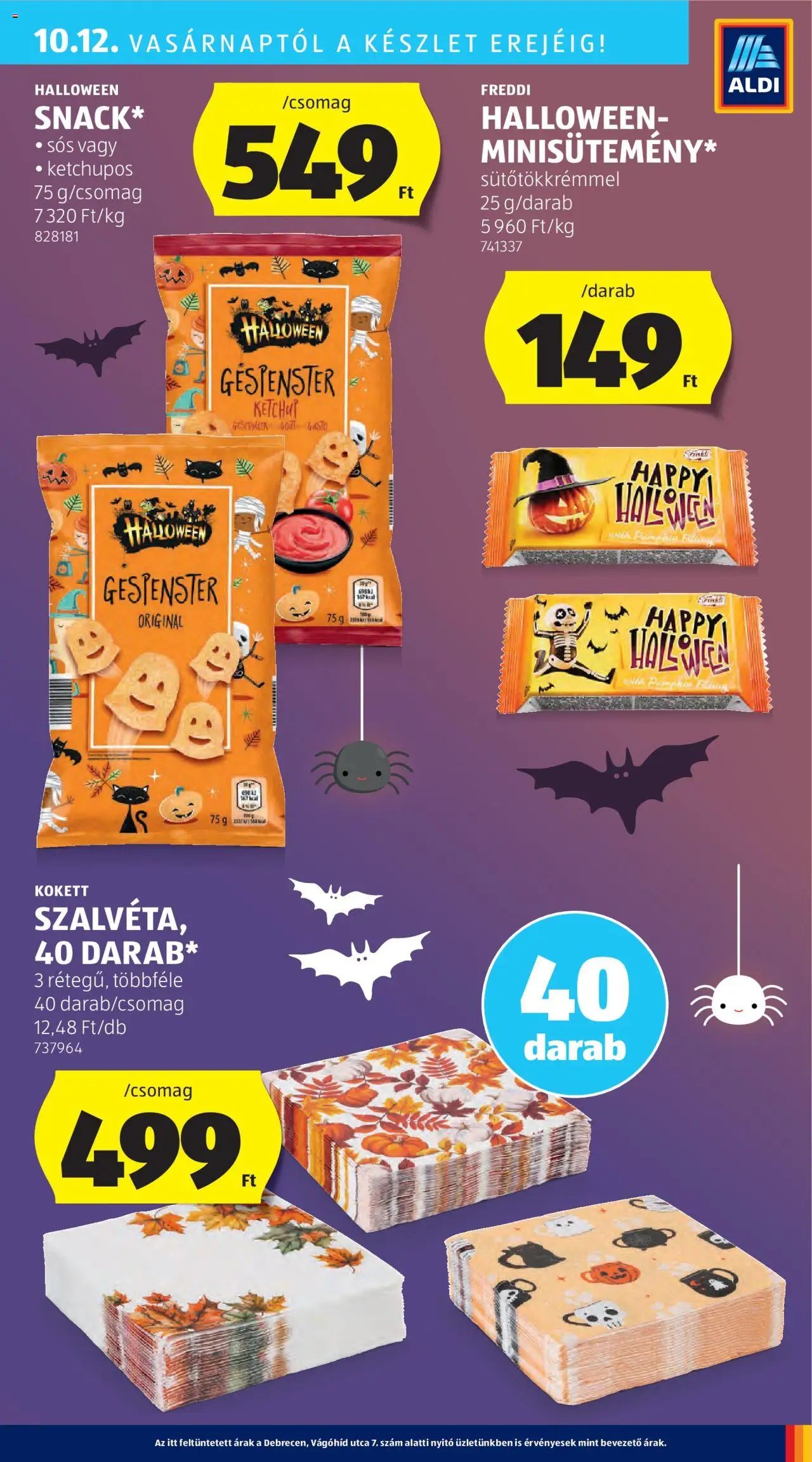Aldi újság 2025.10.09. Akciós újság Aldi (2025-10-09 - 2025-10-15)