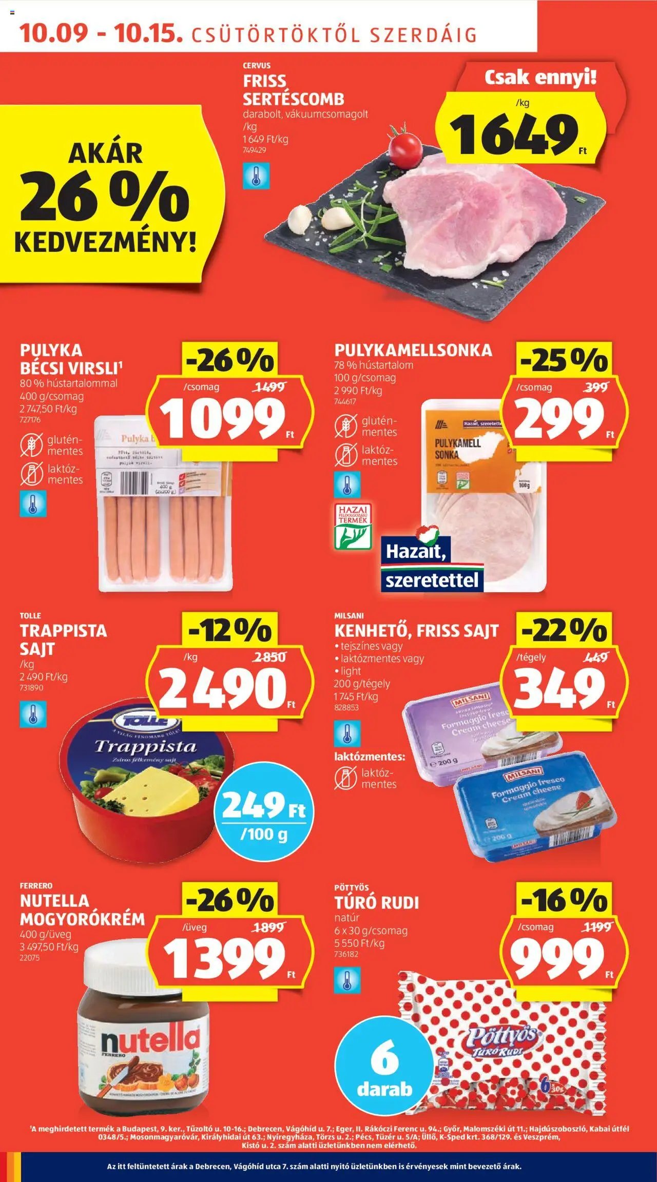 Aldi újság 2025.10.09. Akciós újság Aldi (2025-10-09 - 2025-10-15)