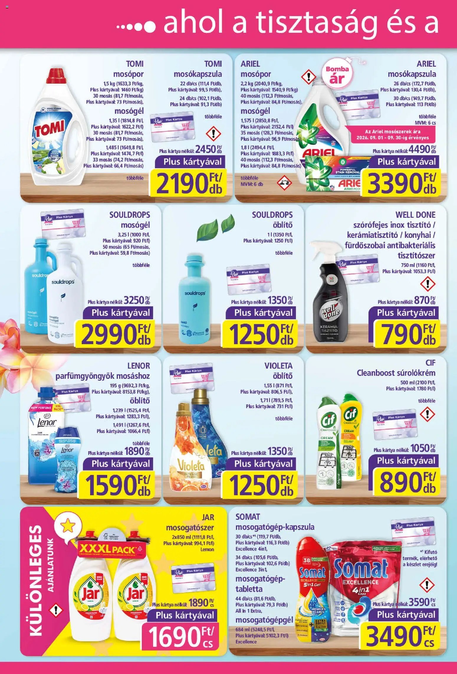 Plus Market újság 2026.09.17. Plus Market akciós újság