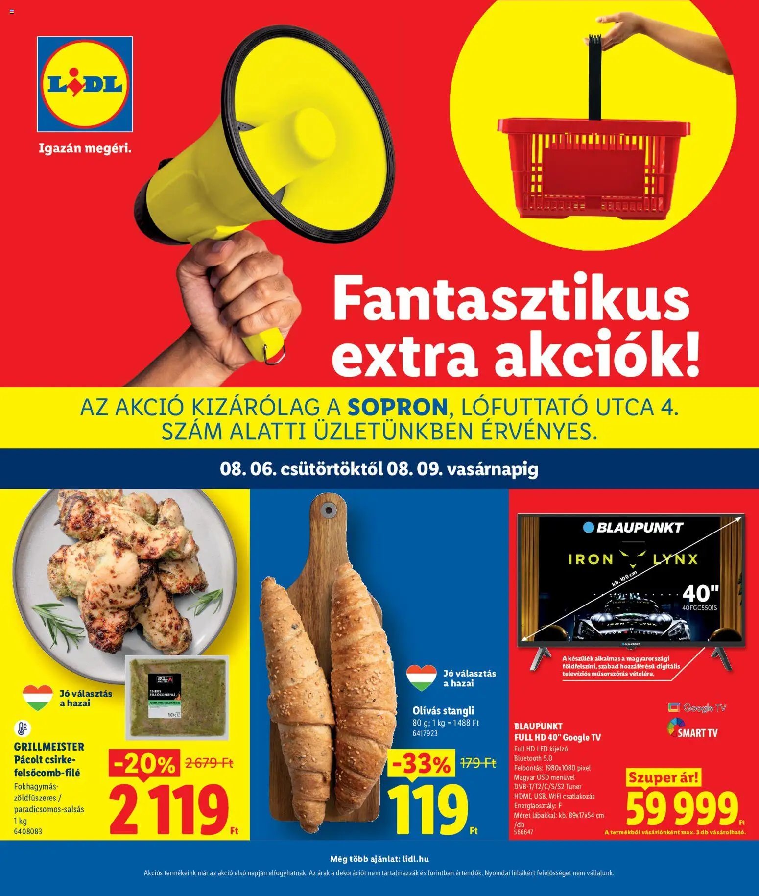 Lidl újság 2026.08.06. Lidl Sopron