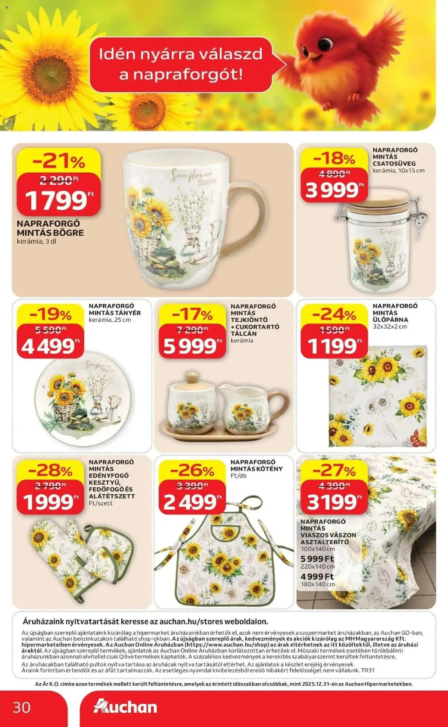 Auchan újság 2026.07.30. Auchan akciós újság Szolnok