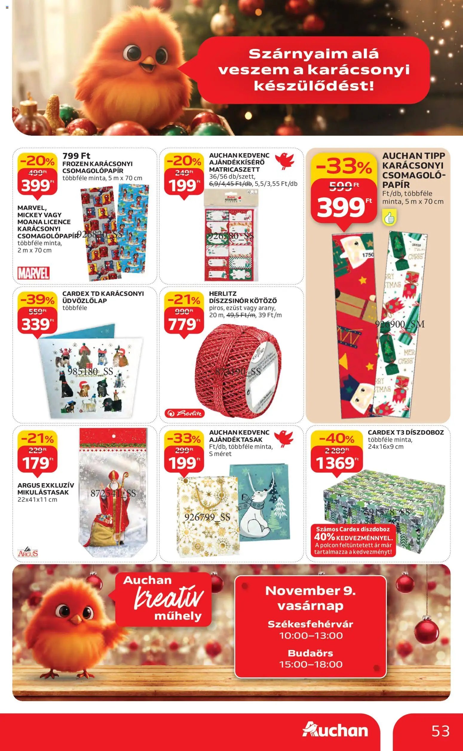 Auchan újság 2025.11.06. Akciós újság Auchan (2025-11-06 - 2025-11-12)