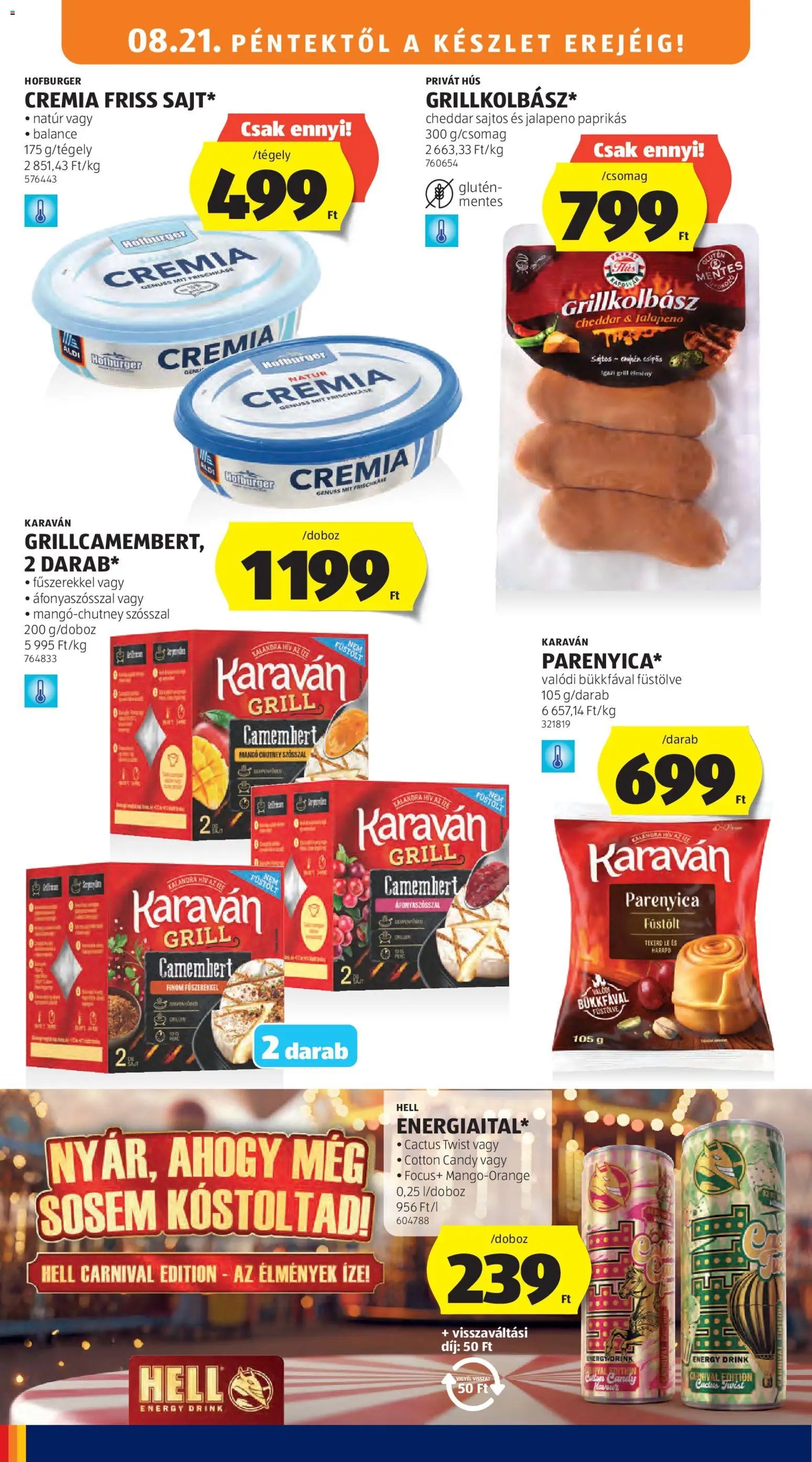 Aldi újság 2026.08.21. Aldi akciós újság