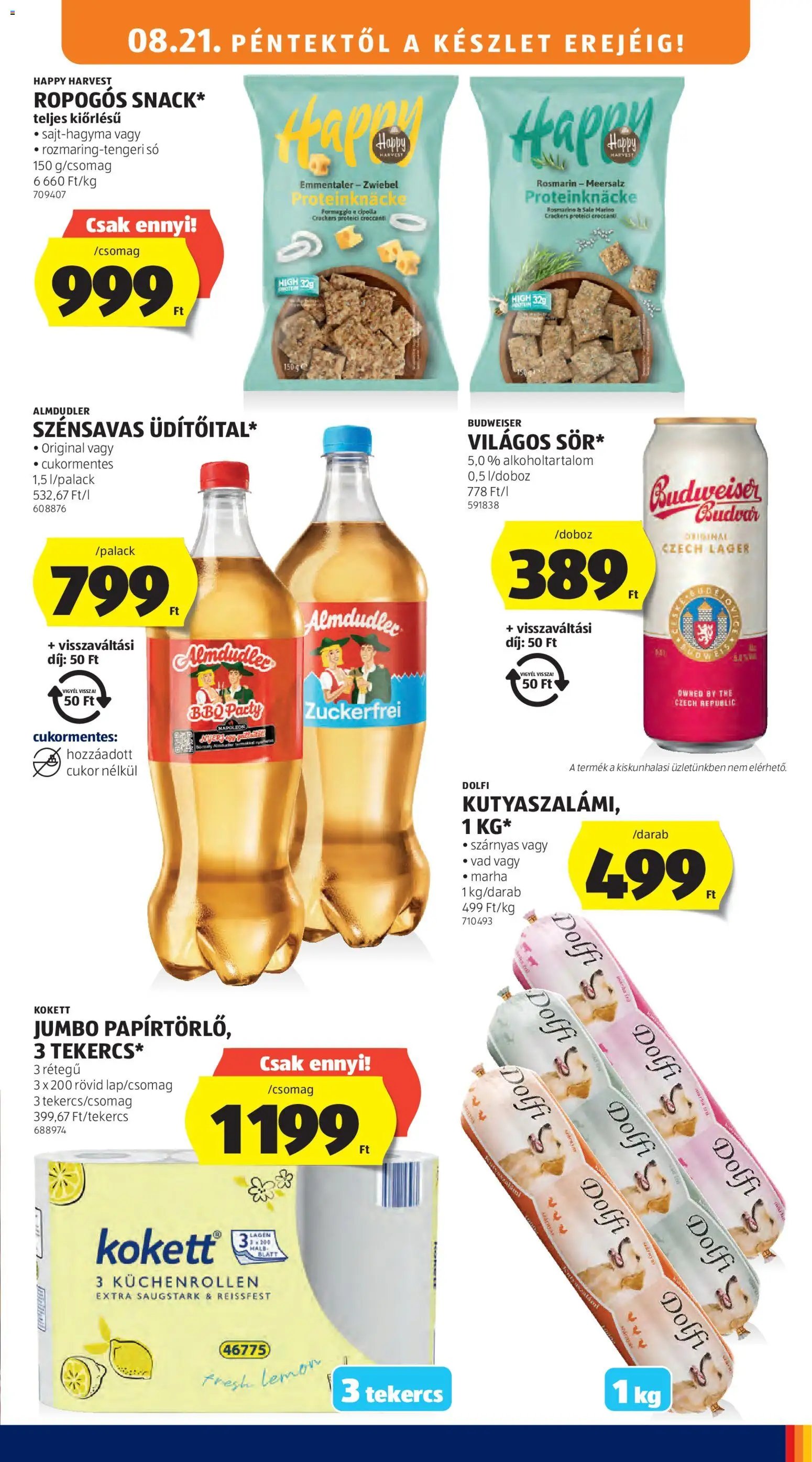 Aldi újság 2026.08.21. Aldi akciós újság