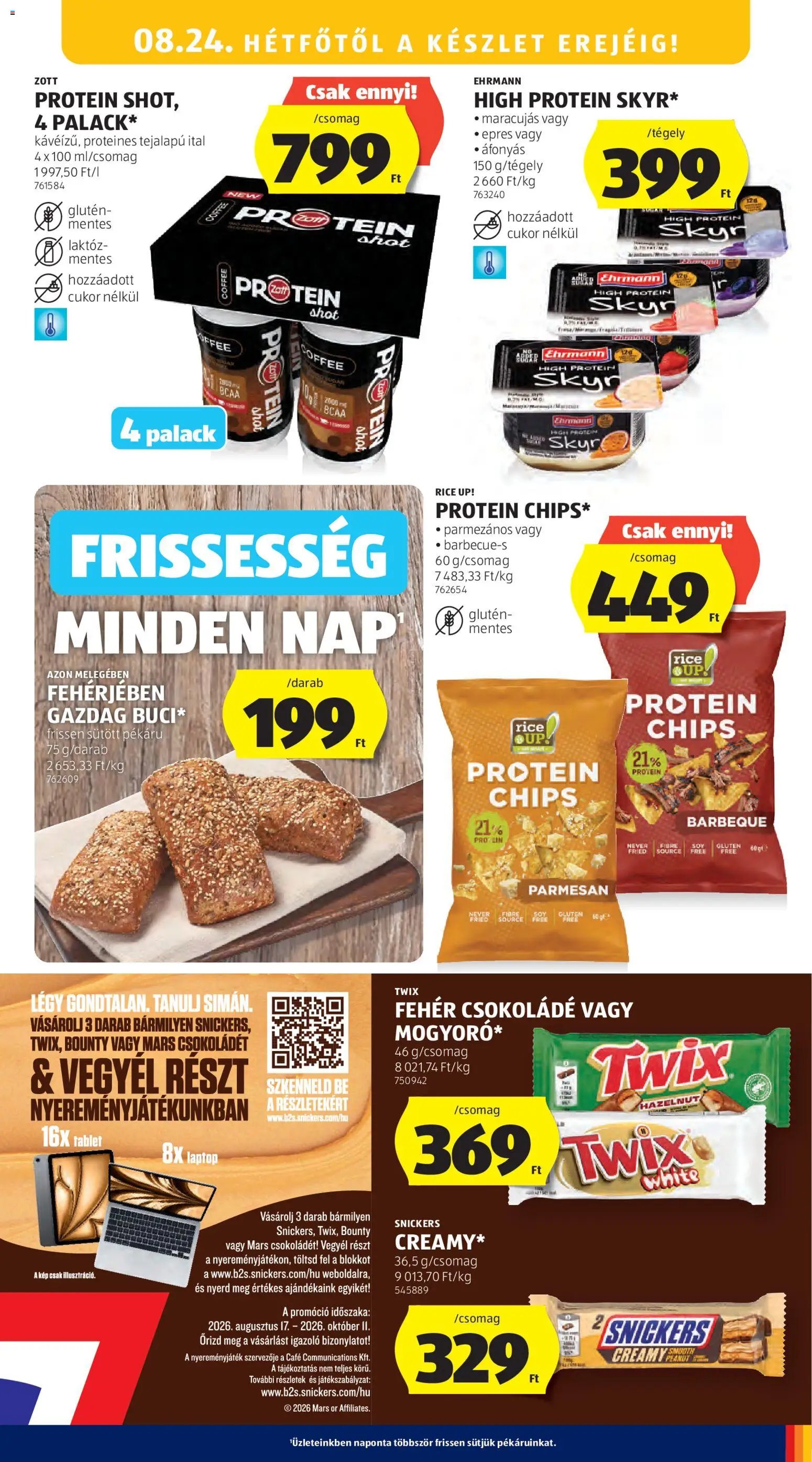 Aldi újság 2026.08.21. Aldi akciós újság