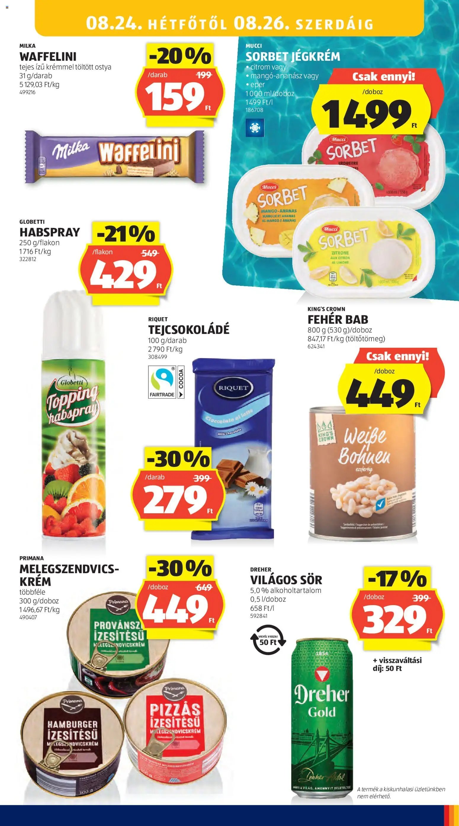 Aldi újság 2026.08.21. Aldi akciós újság