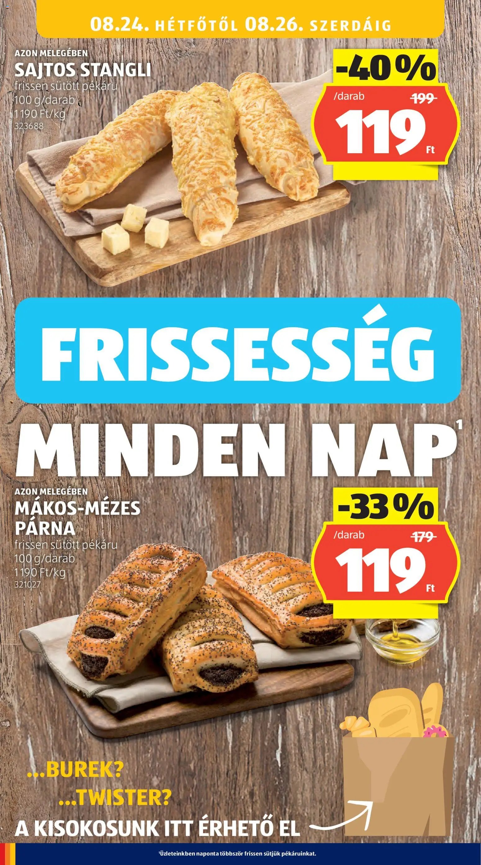 Aldi újság 2026.08.21. Aldi akciós újság